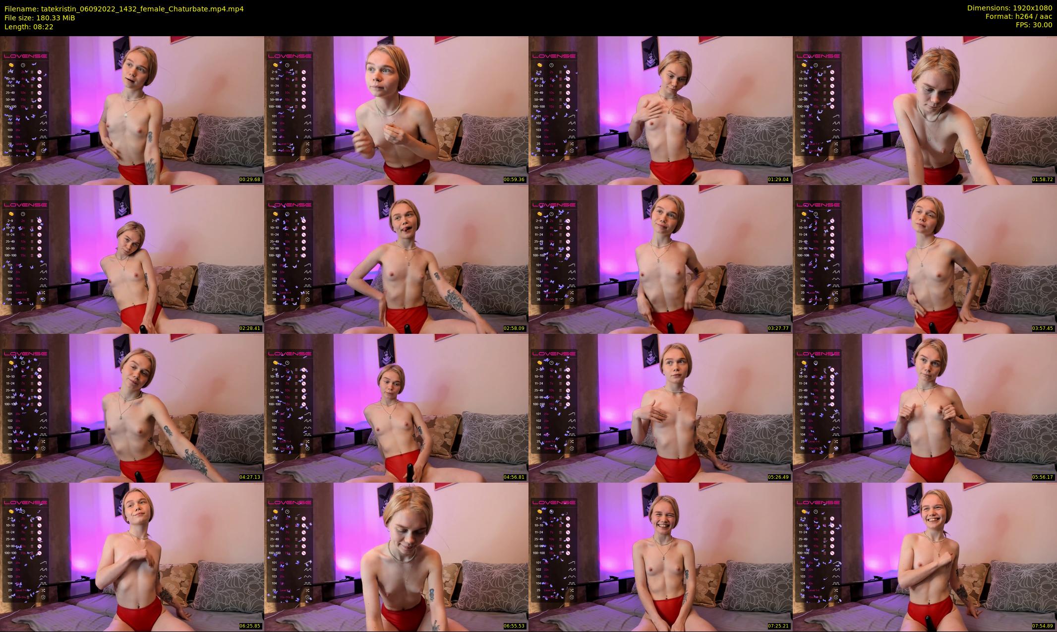tatekristin — 9 minute Chaturbate female cam show recording, 1080p, Sep 6, 2022