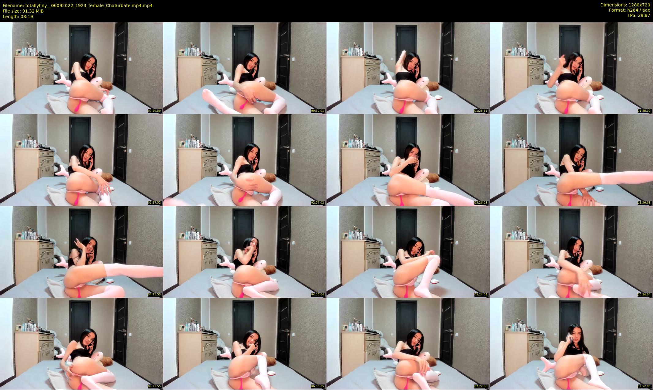 totallytiny_ — 9 minute Chaturbate female cam show recording, 720p, Sep 6, 2022
