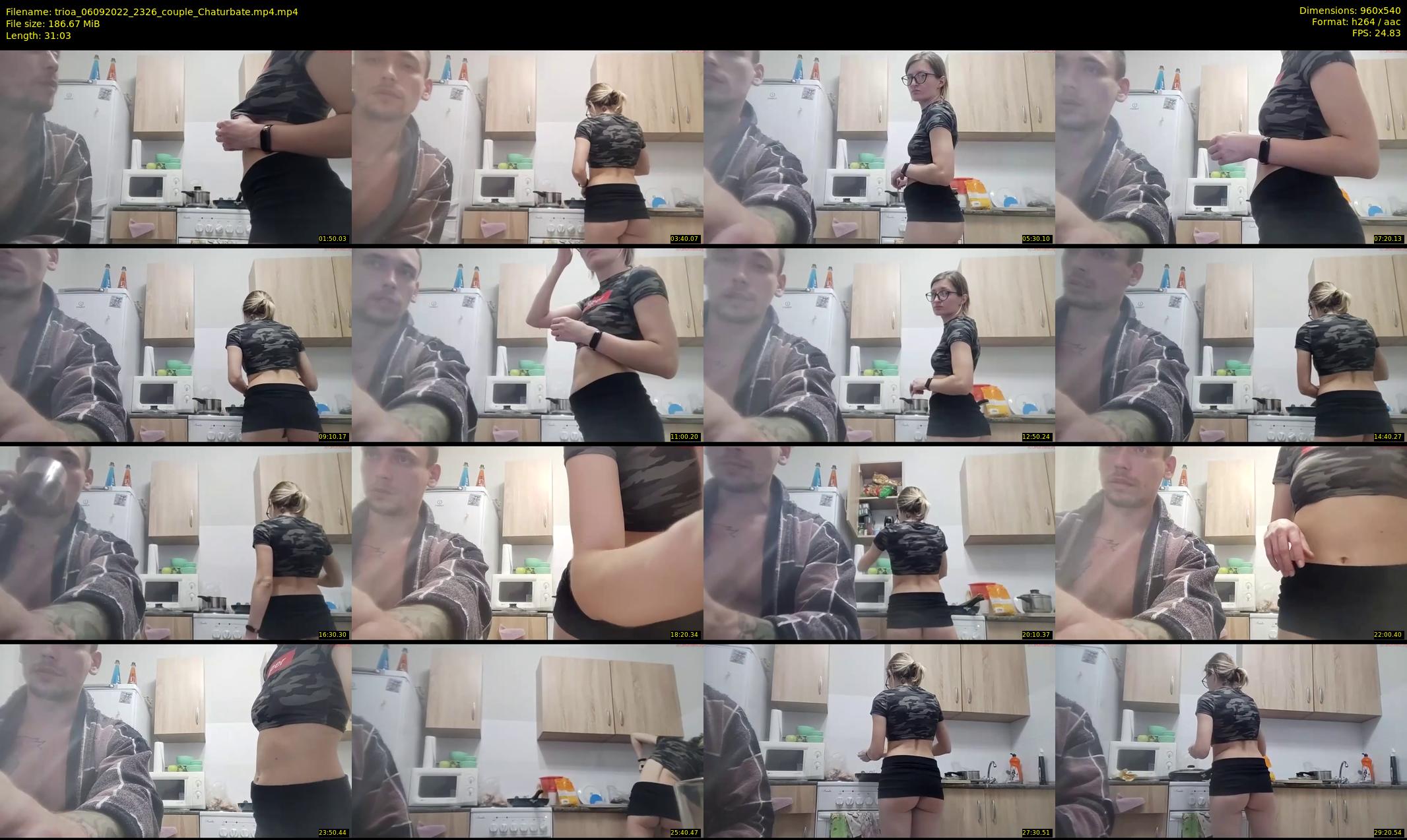 trioa — 32 minute Chaturbate couple cam show recording, 480p, Sep 6, 2022