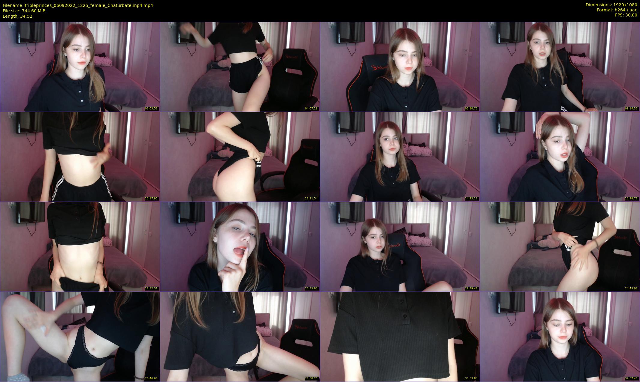 tripleprinces — 35 minute Chaturbate female cam show recording, 1080p, Sep 6, 2022