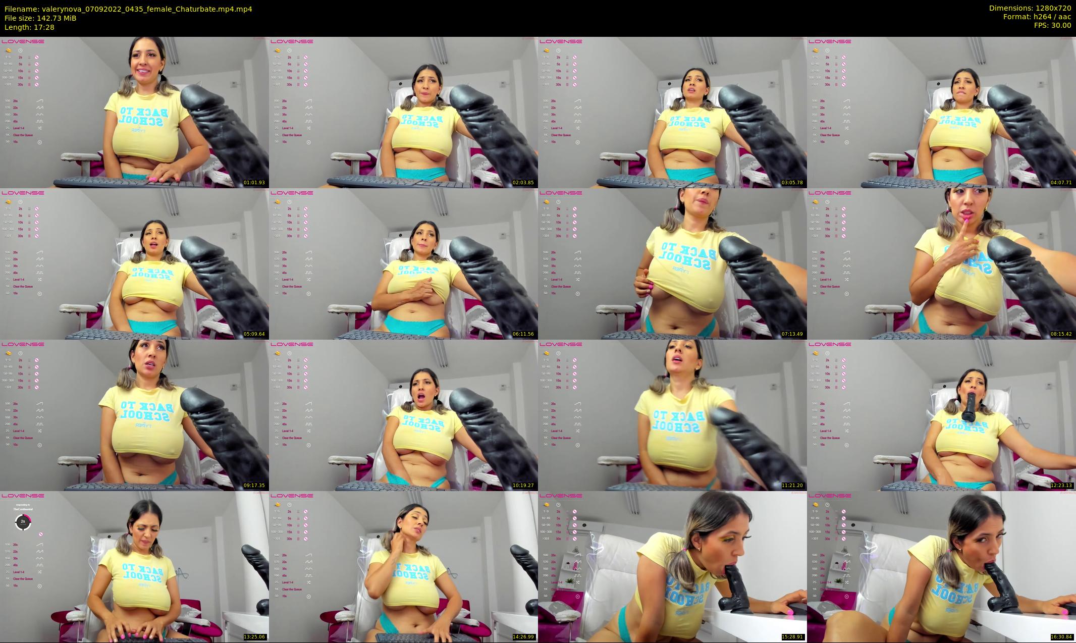 valerynova — 18 minute Chaturbate female cam show recording, 720p, Sep 7, 2022