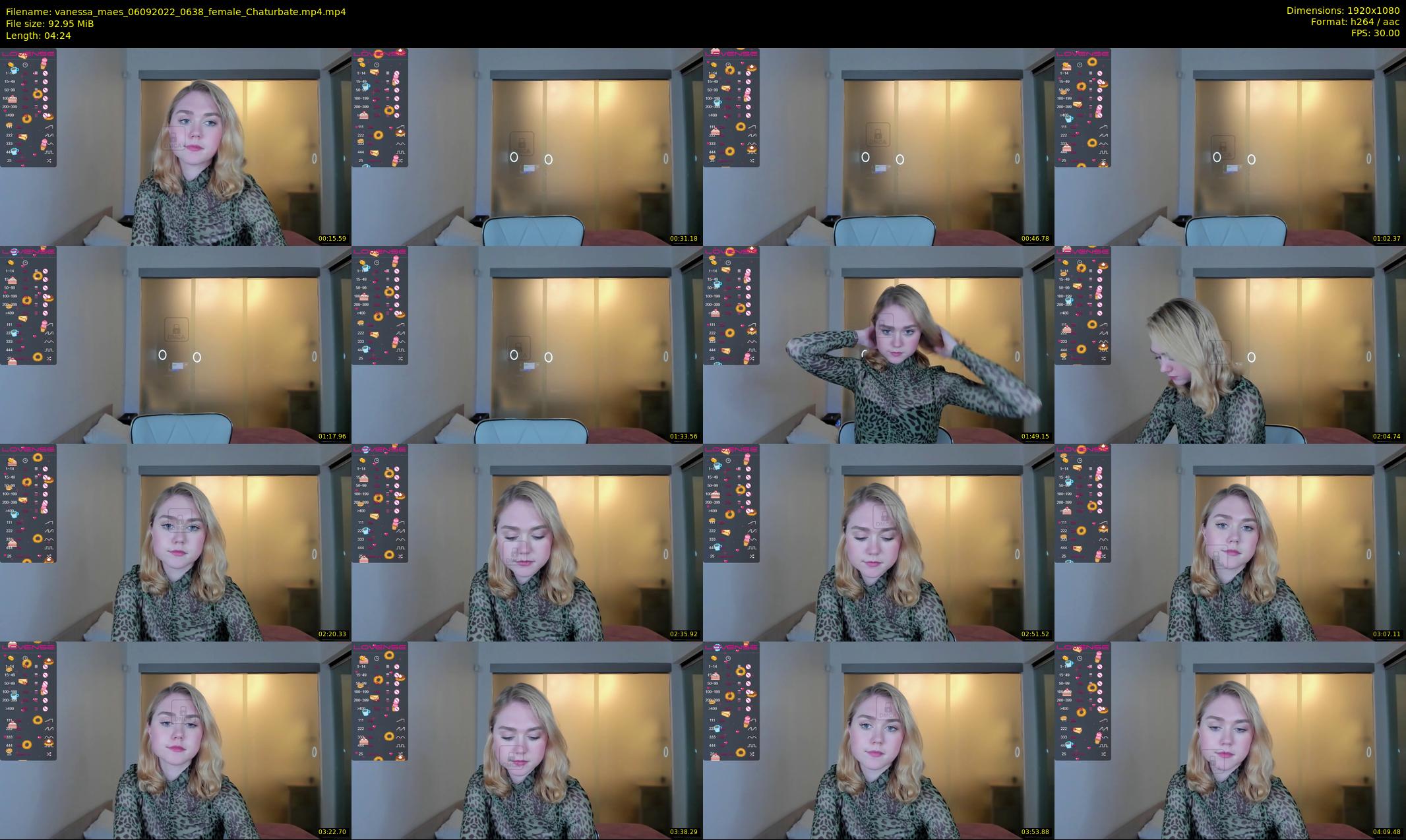 vanessa_maes — 5 minute Chaturbate female cam show recording, 1080p, Sep 6, 2022