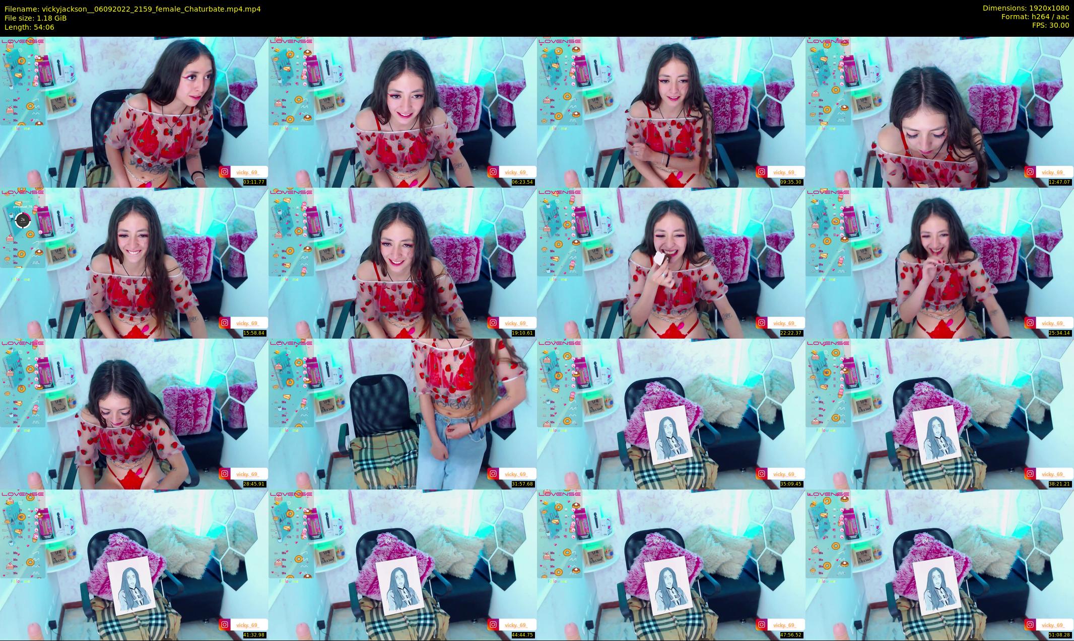 vickyjackson_ — 55 minute Chaturbate female cam show recording, 1080p, Sep 6, 2022