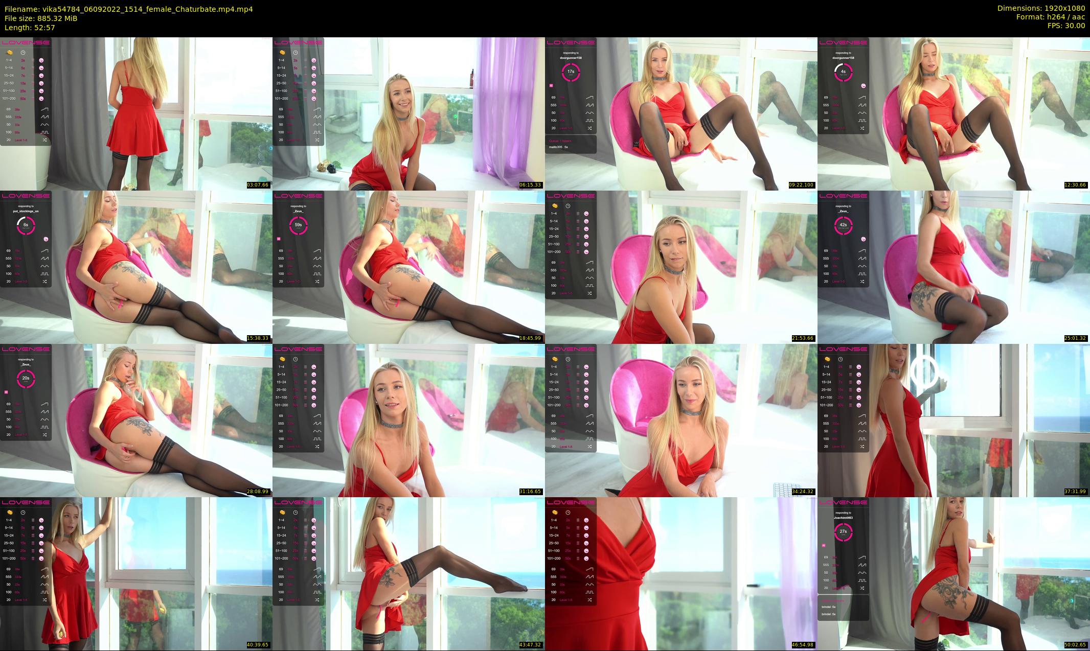 vika54784 — 53 minute Chaturbate female cam show recording, 1080p, Sep 6, 2022