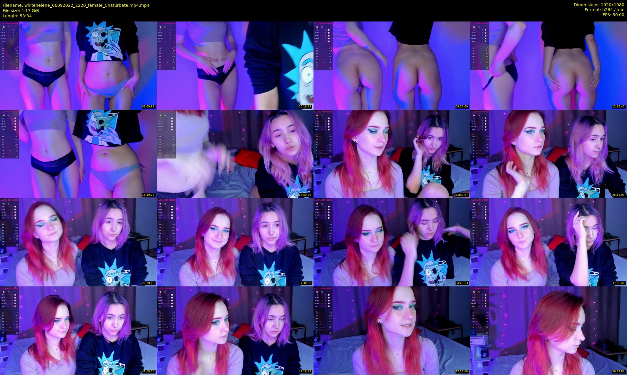 whitehelene — 54 minute Chaturbate female cam show recording, 1080p, Sep 6, 2022