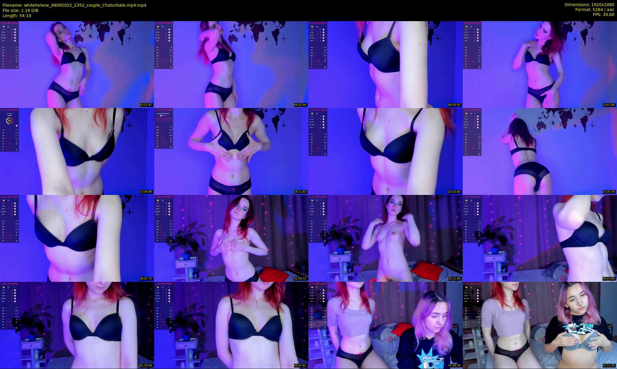 whitehelene — 55 minute Chaturbate female cam show recording, 1080p, Sep 6, 2022