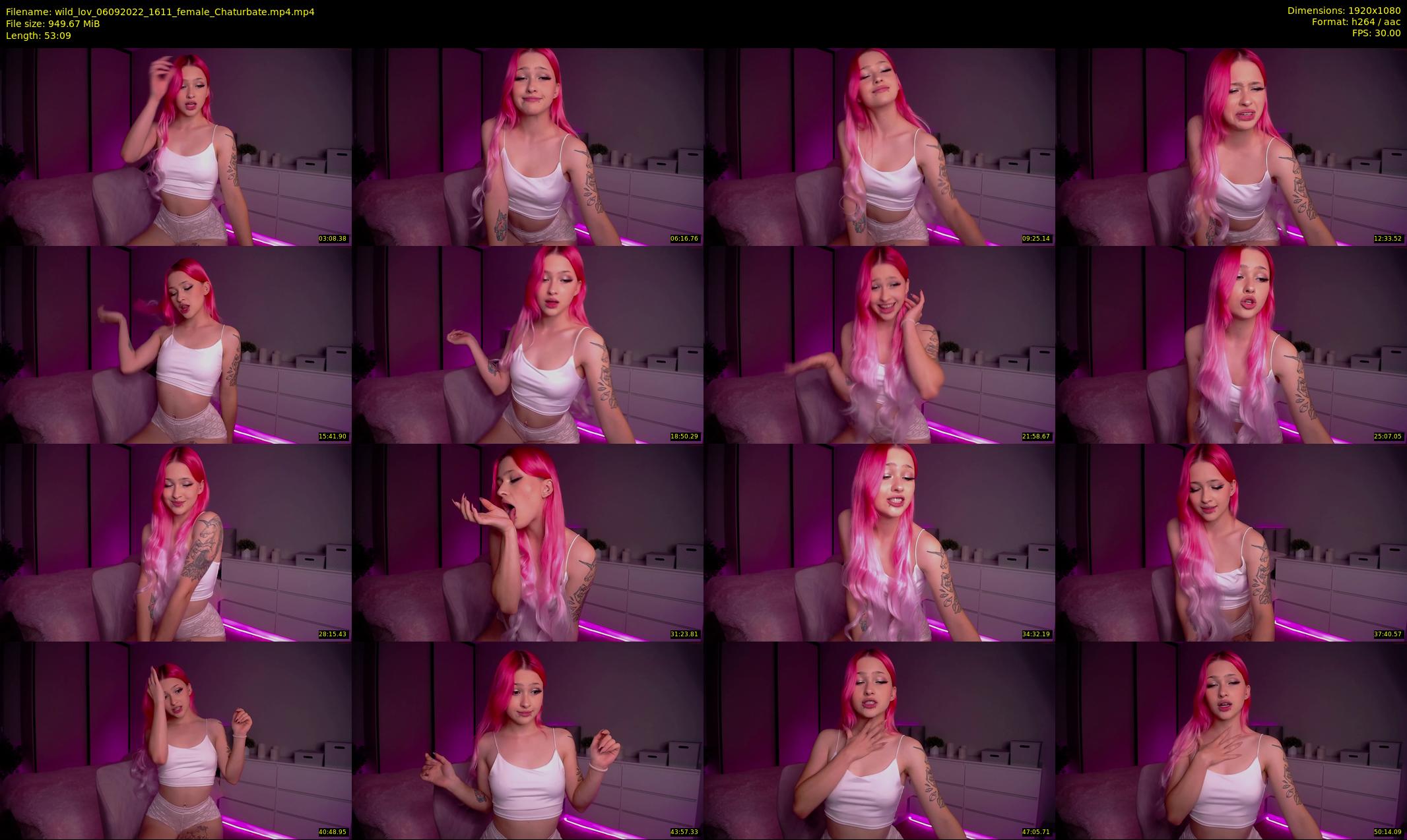 wild_lov — 54 minute Chaturbate female cam show recording, 1080p, Sep 6, 2022