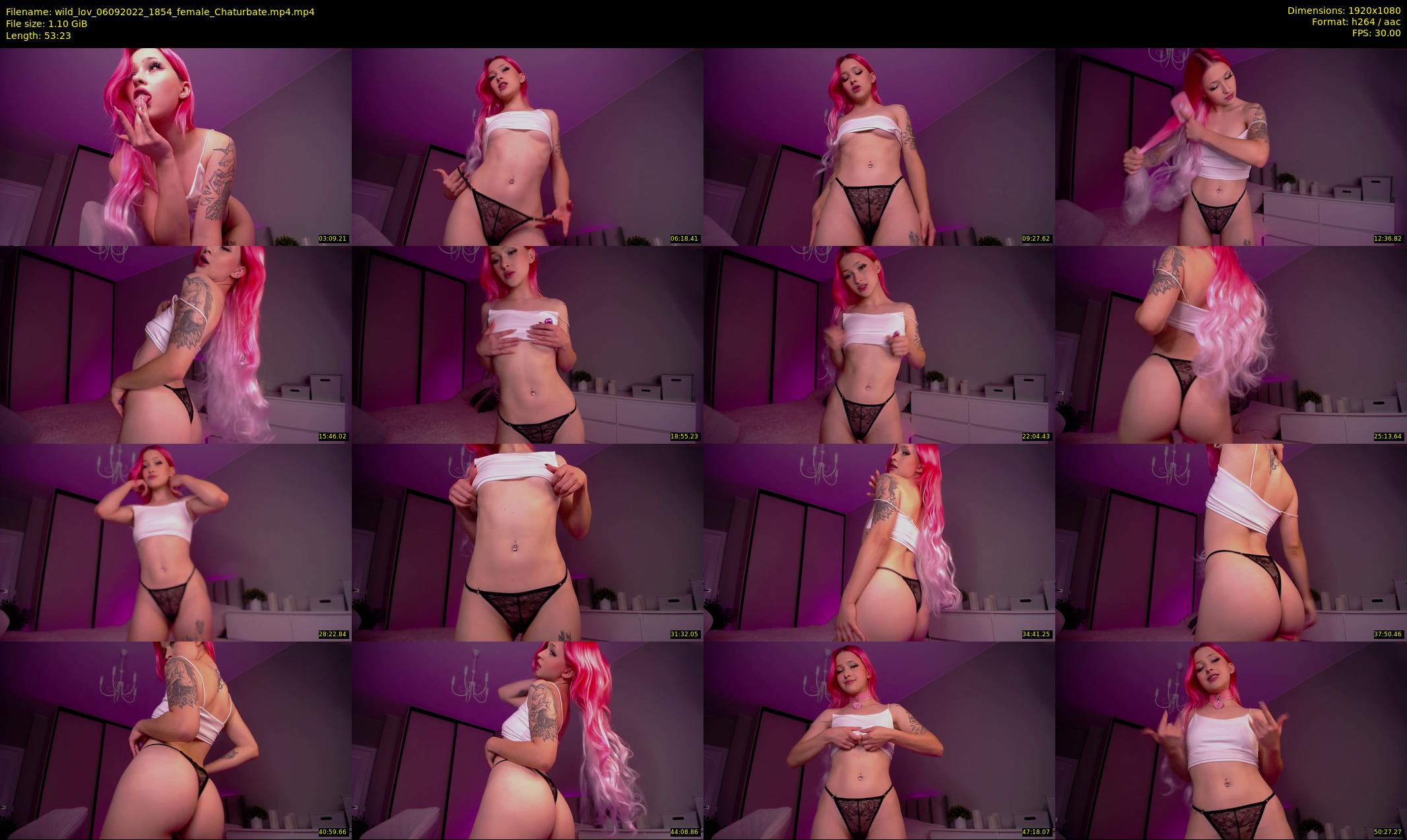 wild_lov — 54 minute Chaturbate female cam show recording, 1080p, Sep 6, 2022