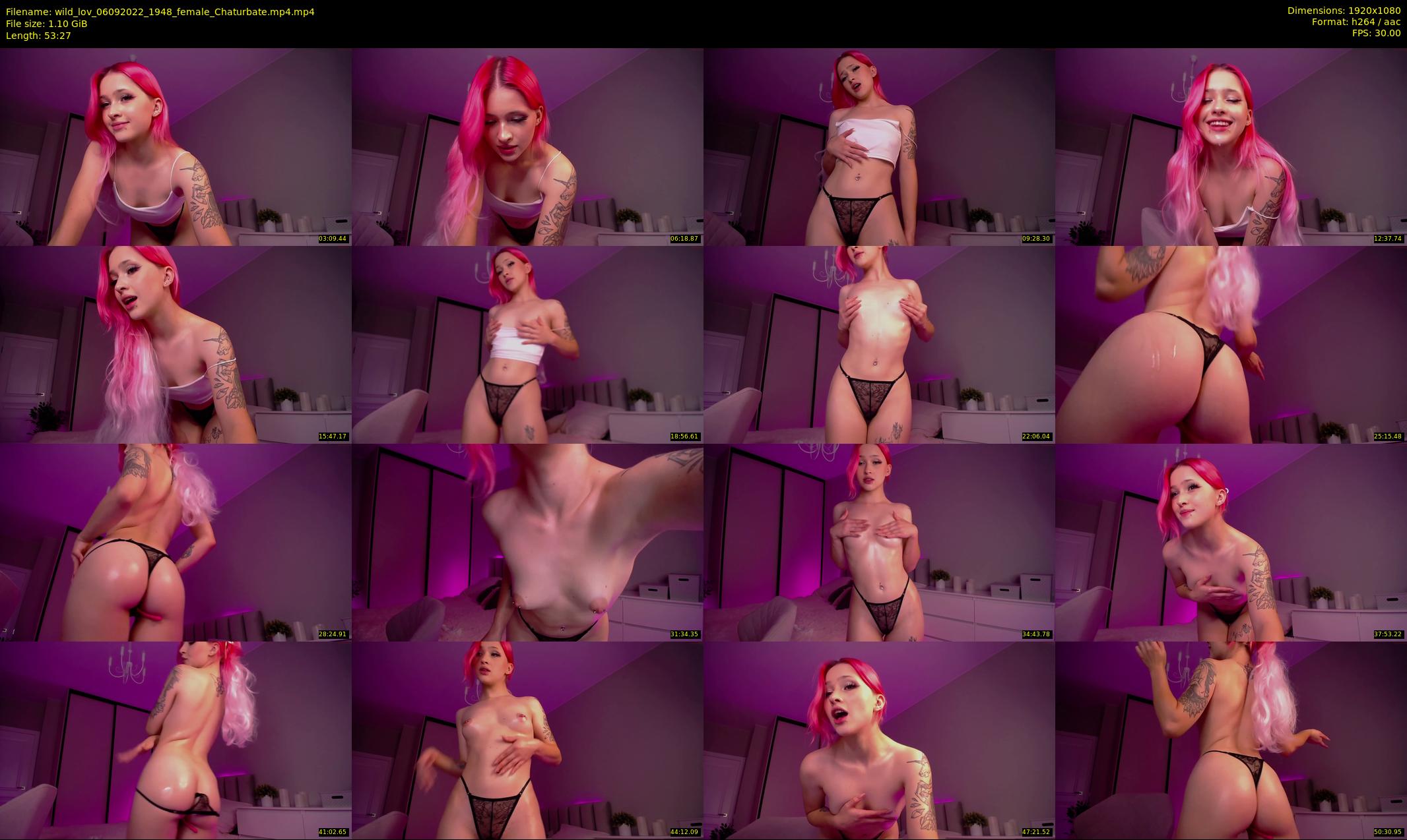 wild_lov — 54 minute Chaturbate female cam show recording, 1080p, Sep 6, 2022