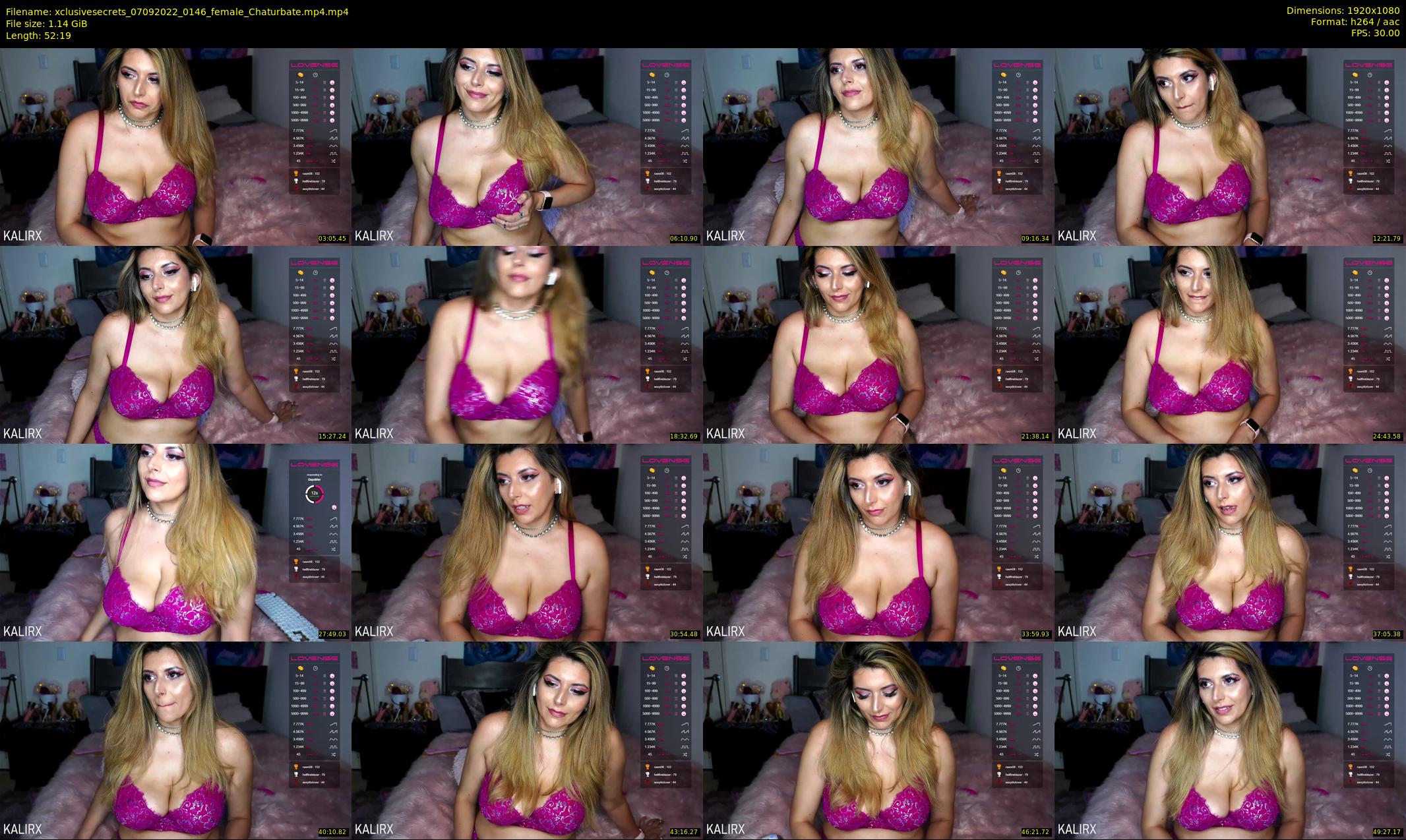 xclusivesecrets — 53 minute Chaturbate female cam show recording, 1080p, Sep 7, 2022