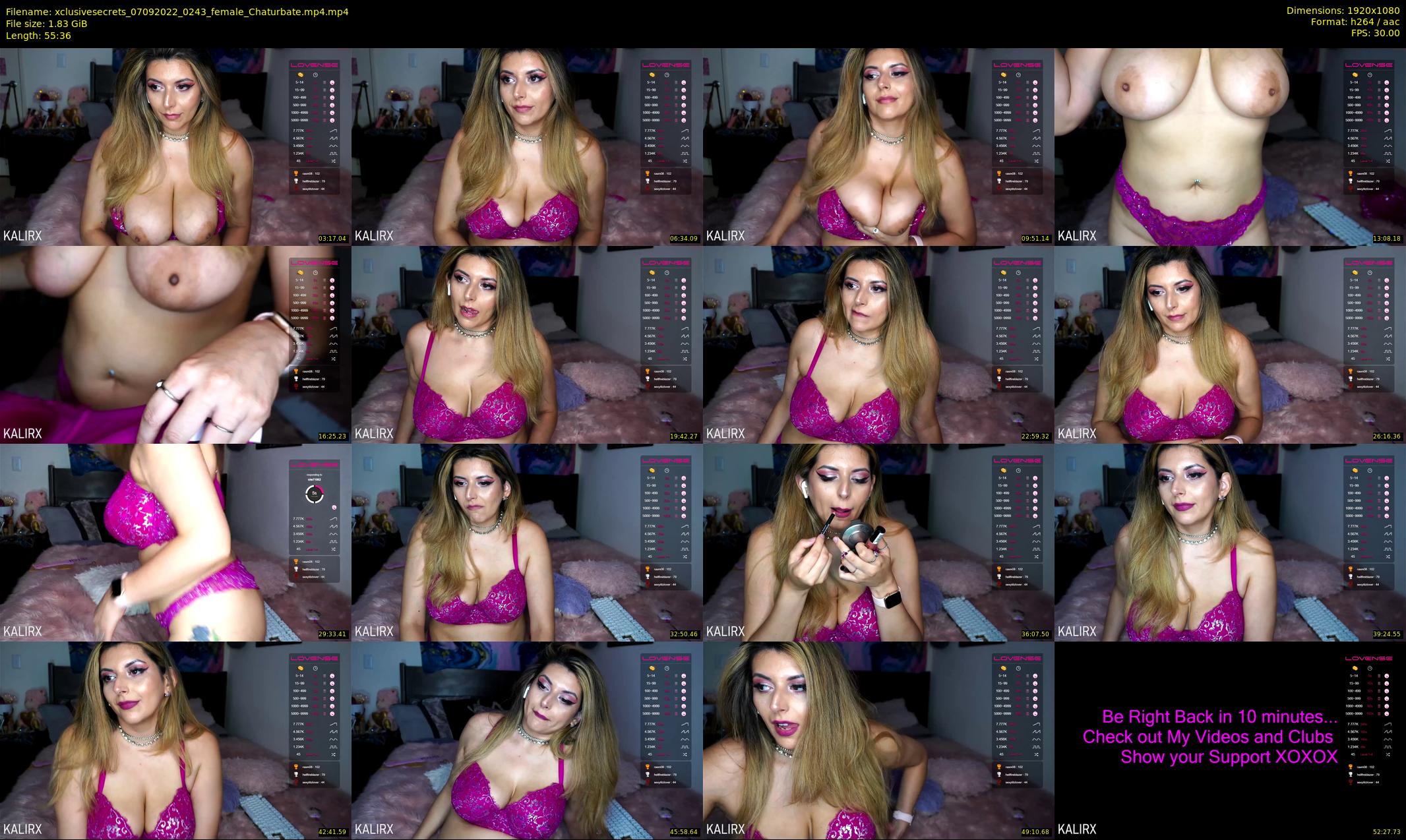 xclusivesecrets — 56 minute Chaturbate female cam show recording, 1080p, Sep 7, 2022