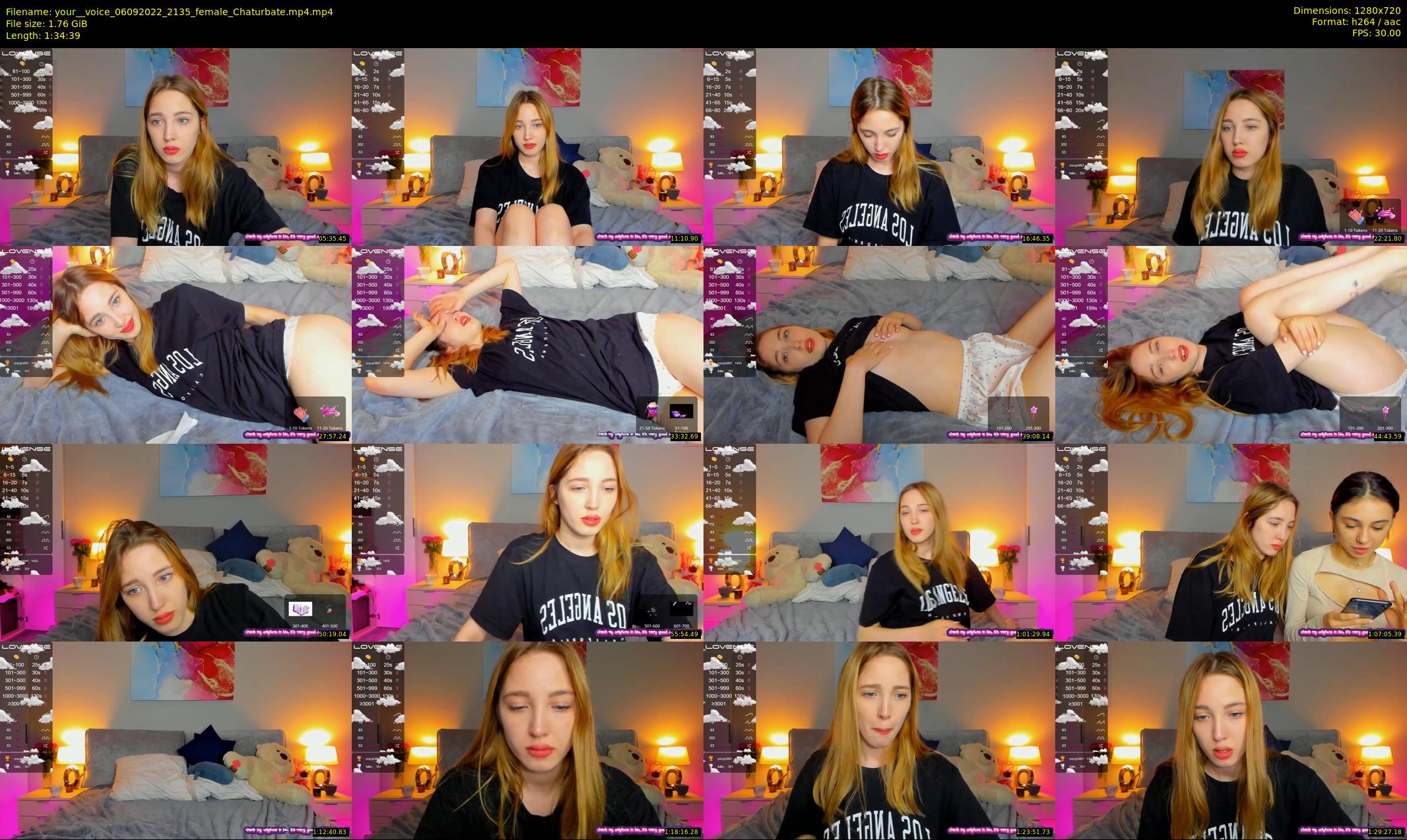 your__voice — 95 minute Chaturbate female cam show recording, 720p, Sep 6, 2022
