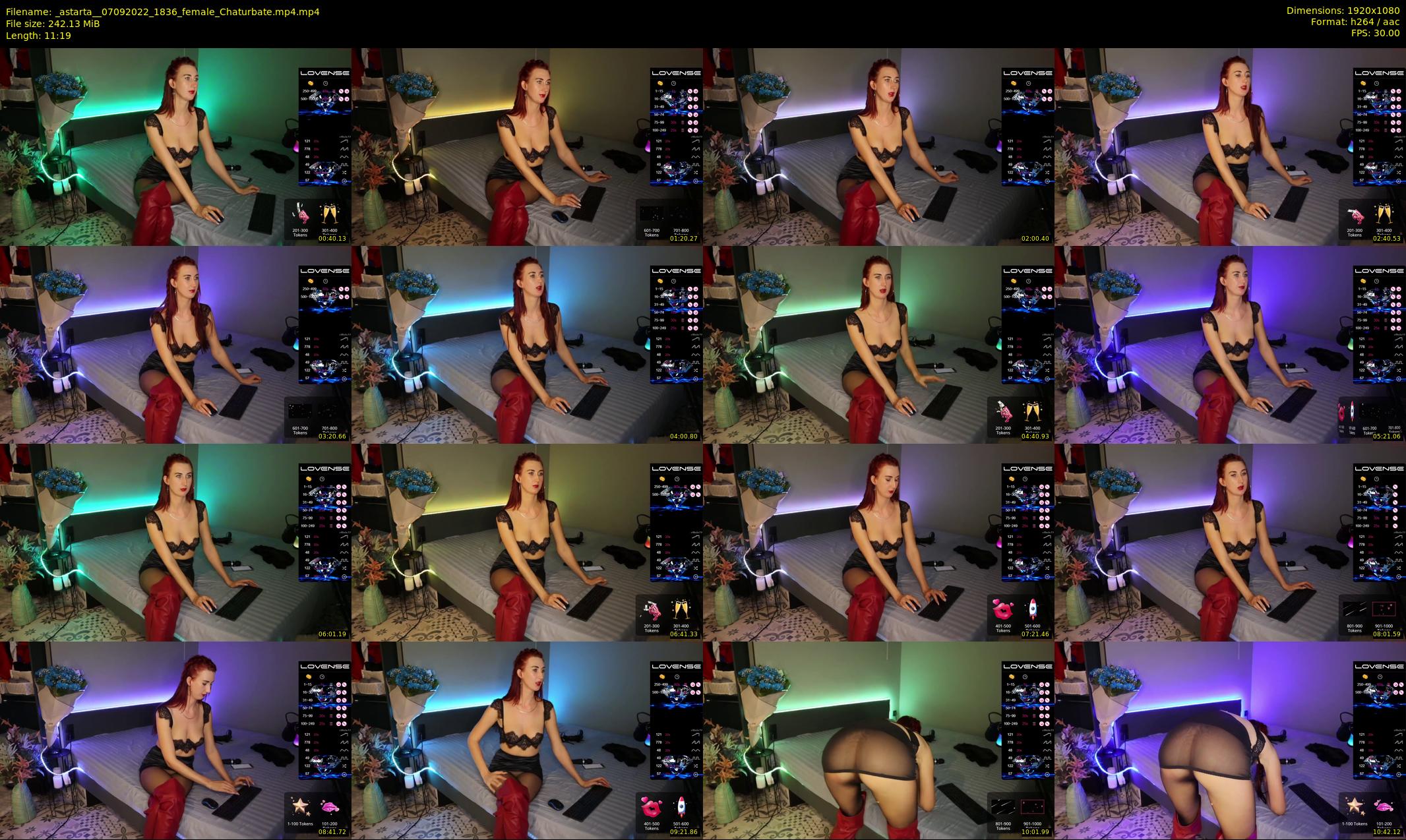 _astarta_ — 12 minute Chaturbate female cam show recording, 1080p, Sep 7, 2022