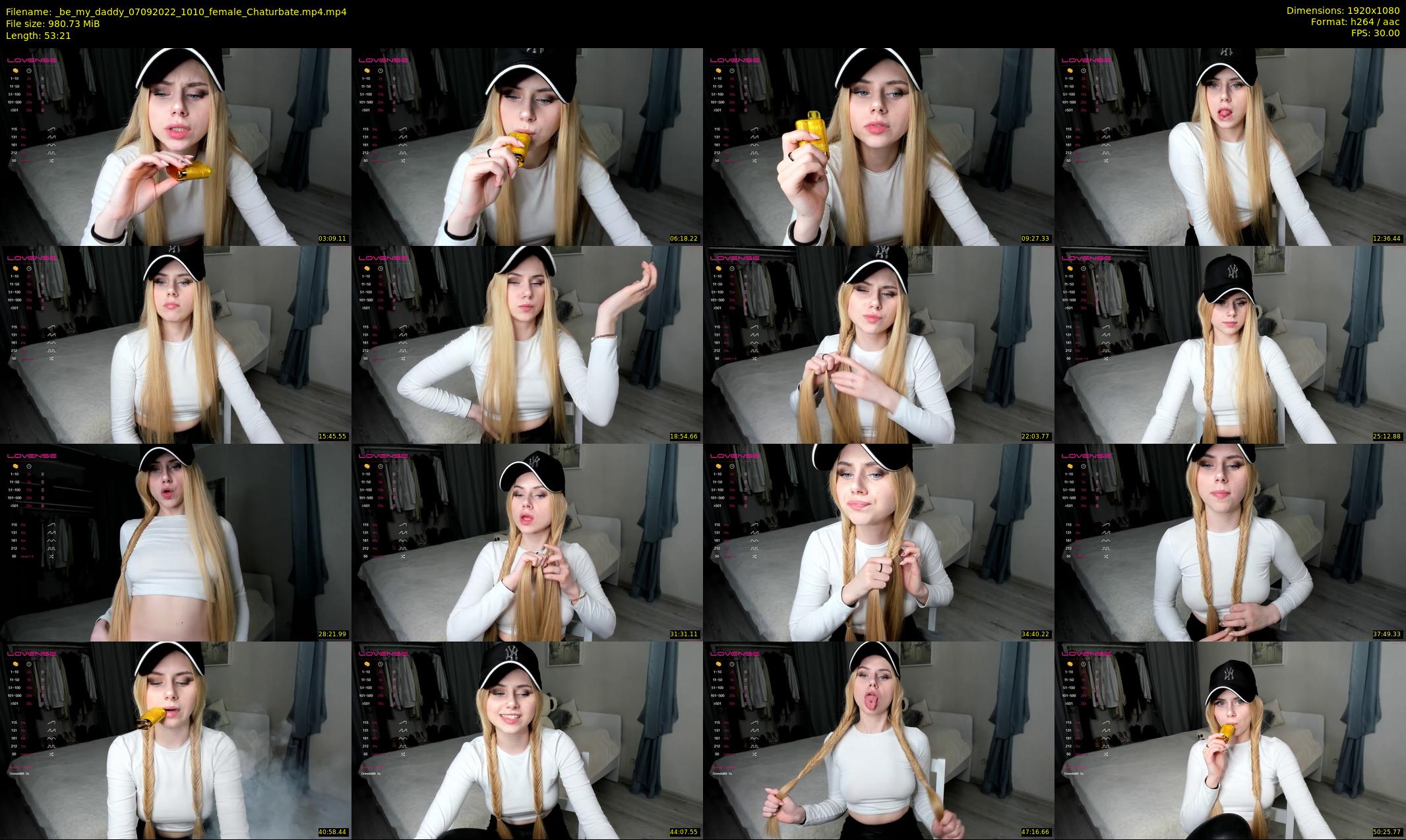 _be_my_daddy — 54 minute Chaturbate female cam show recording, 1080p, Sep 7, 2022