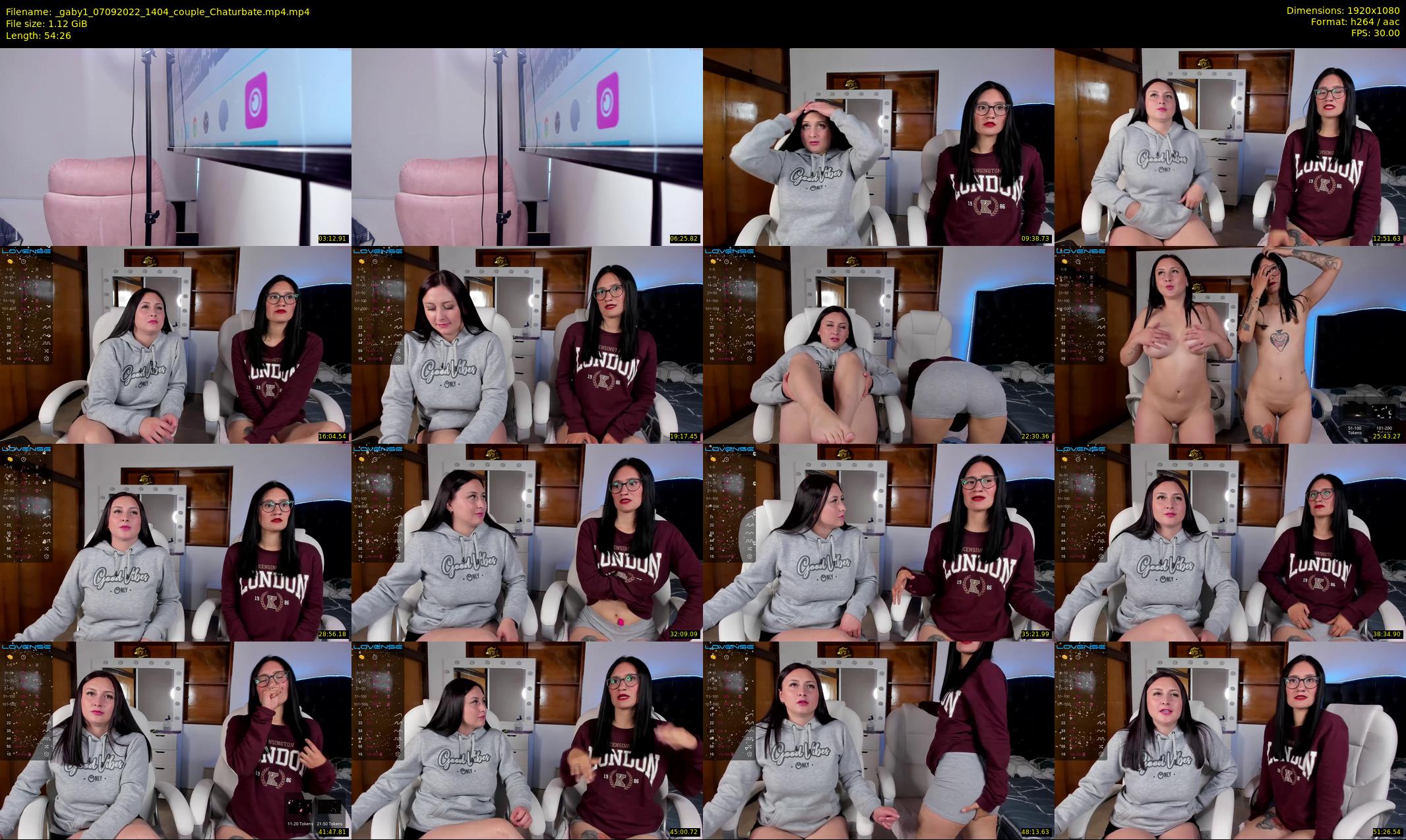 _gaby1 — 55 minute Chaturbate female cam show recording, 1080p, Sep 7, 2022