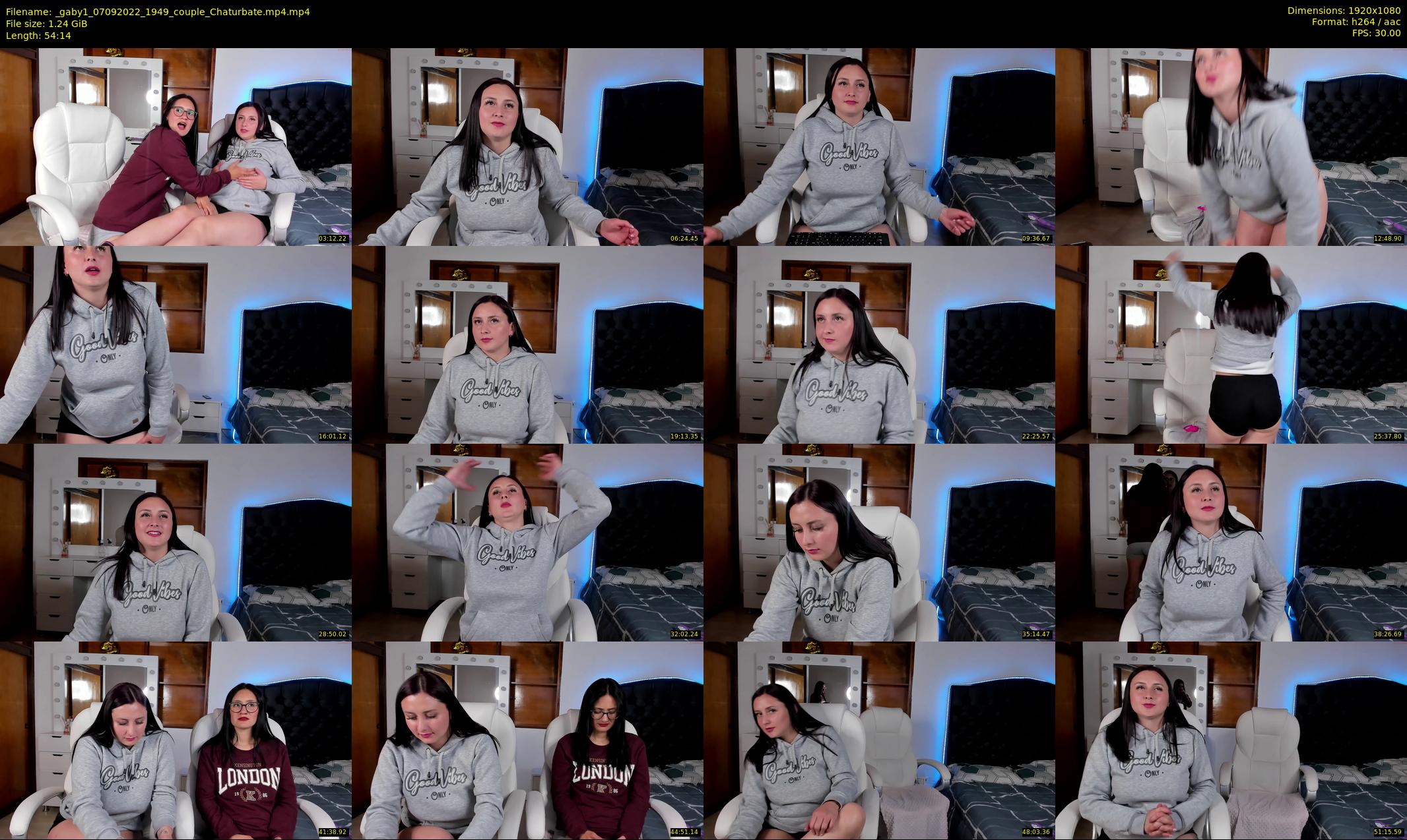 _gaby1 — 55 minute Chaturbate female cam show recording, 1080p, Sep 7, 2022