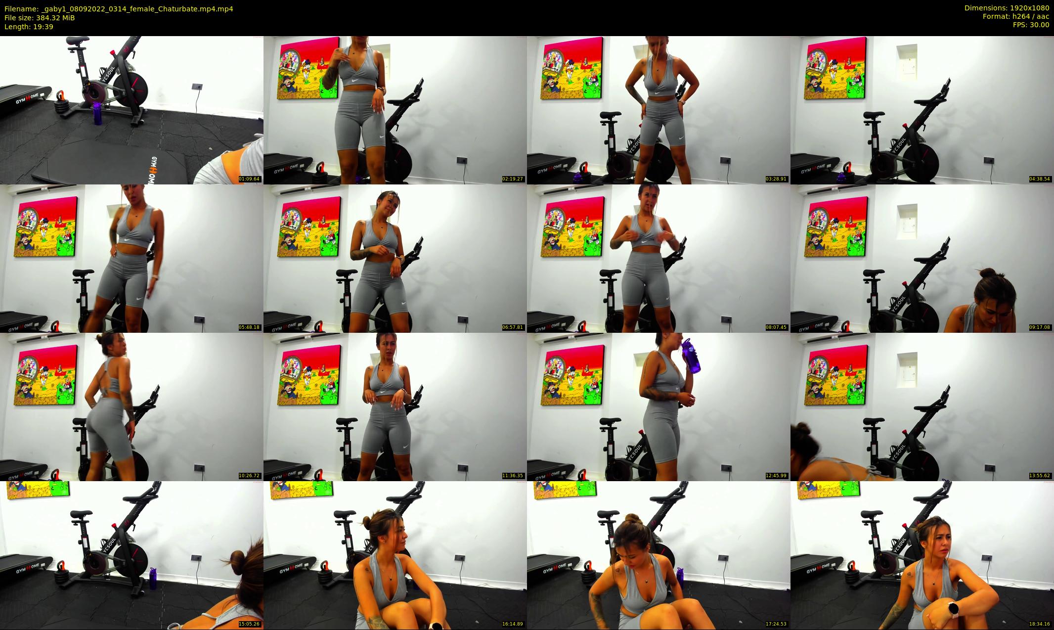 _gaby1 — 20 minute Chaturbate female cam show recording, 1080p, Sep 8, 2022