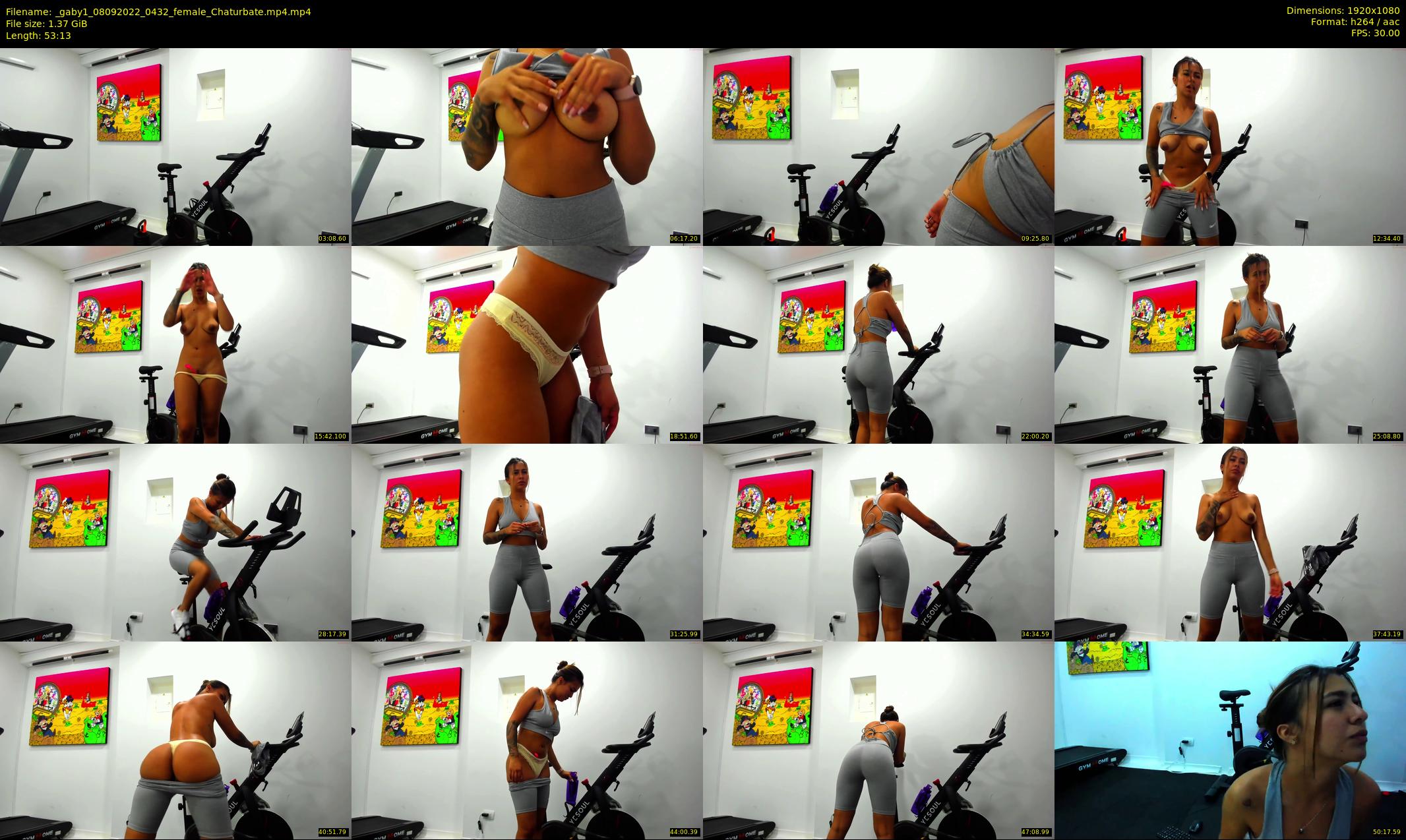 _gaby1 — 54 minute Chaturbate female cam show recording, 1080p, Sep 8, 2022