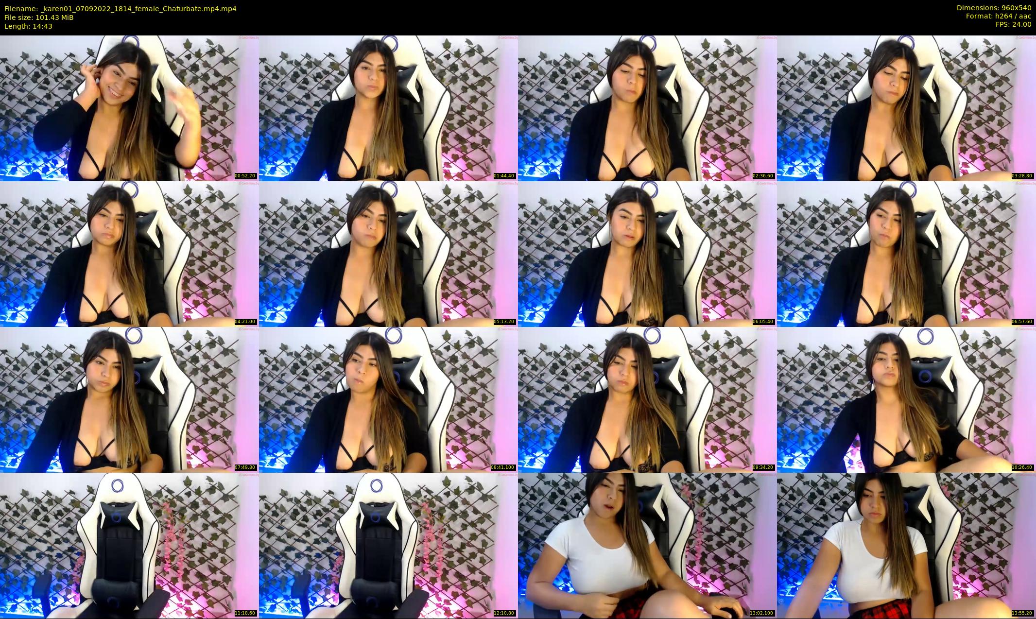 _karen01 — 15 minute Chaturbate female cam show recording, 480p, Sep 7, 2022
