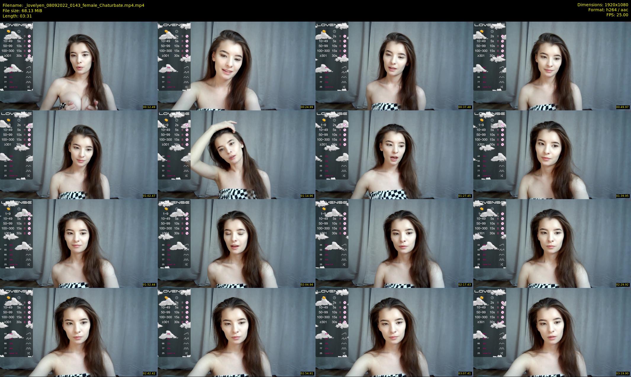 _lovelyen — 4 minute Chaturbate female cam show recording, 1080p, Sep 8, 2022