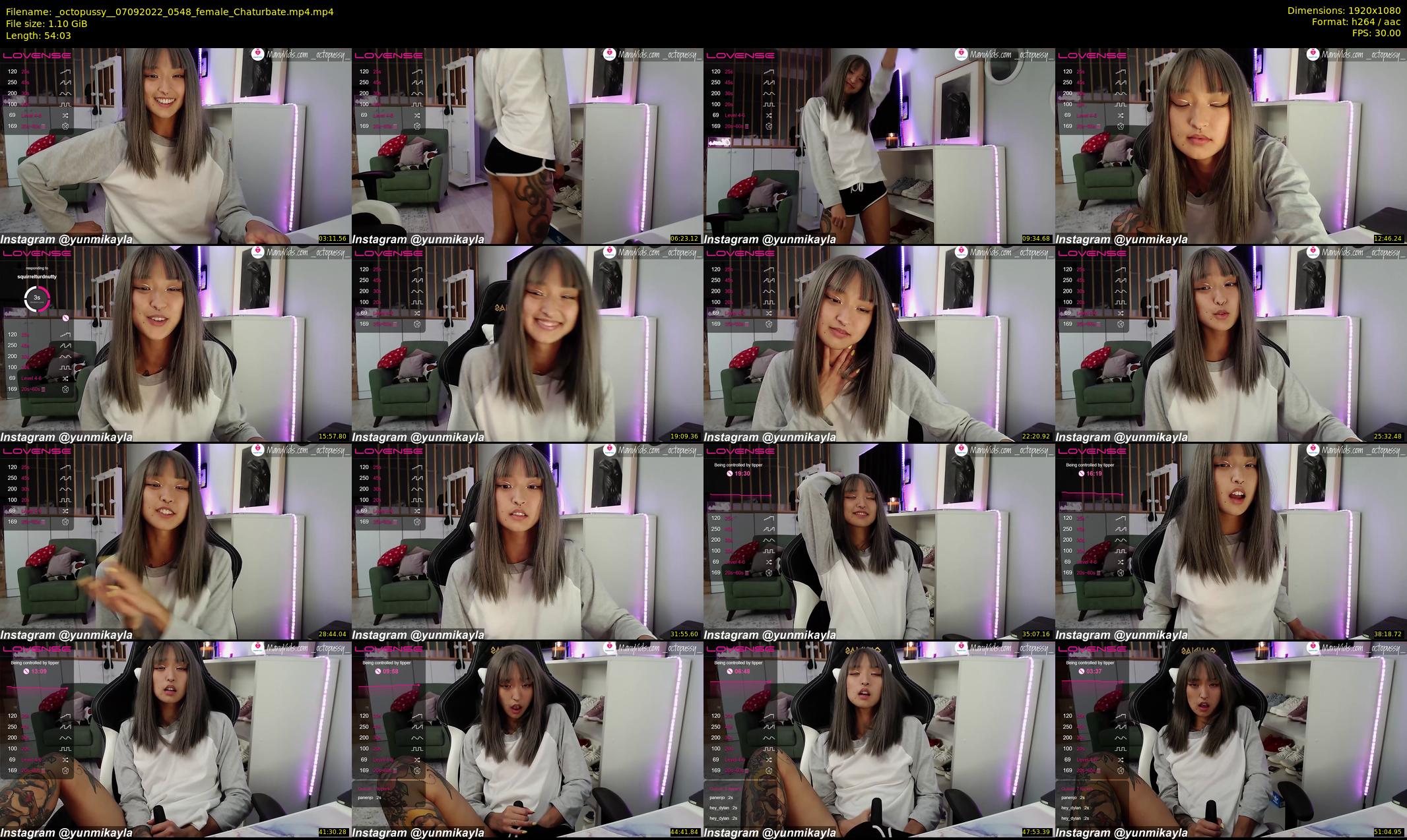 _octopussy_ — 55 minute Chaturbate female cam show recording, 1080p, Sep 7, 2022
