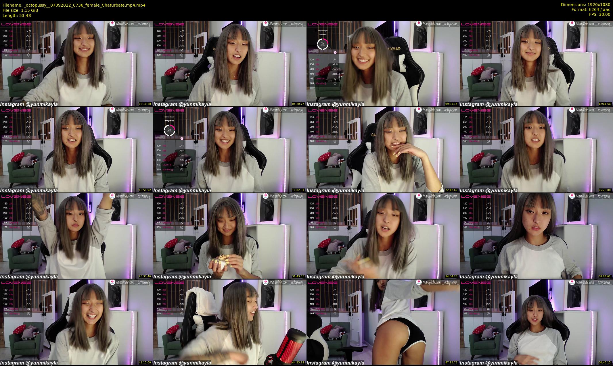 _octopussy_ — 54 minute Chaturbate female cam show recording, 1080p, Sep 7, 2022