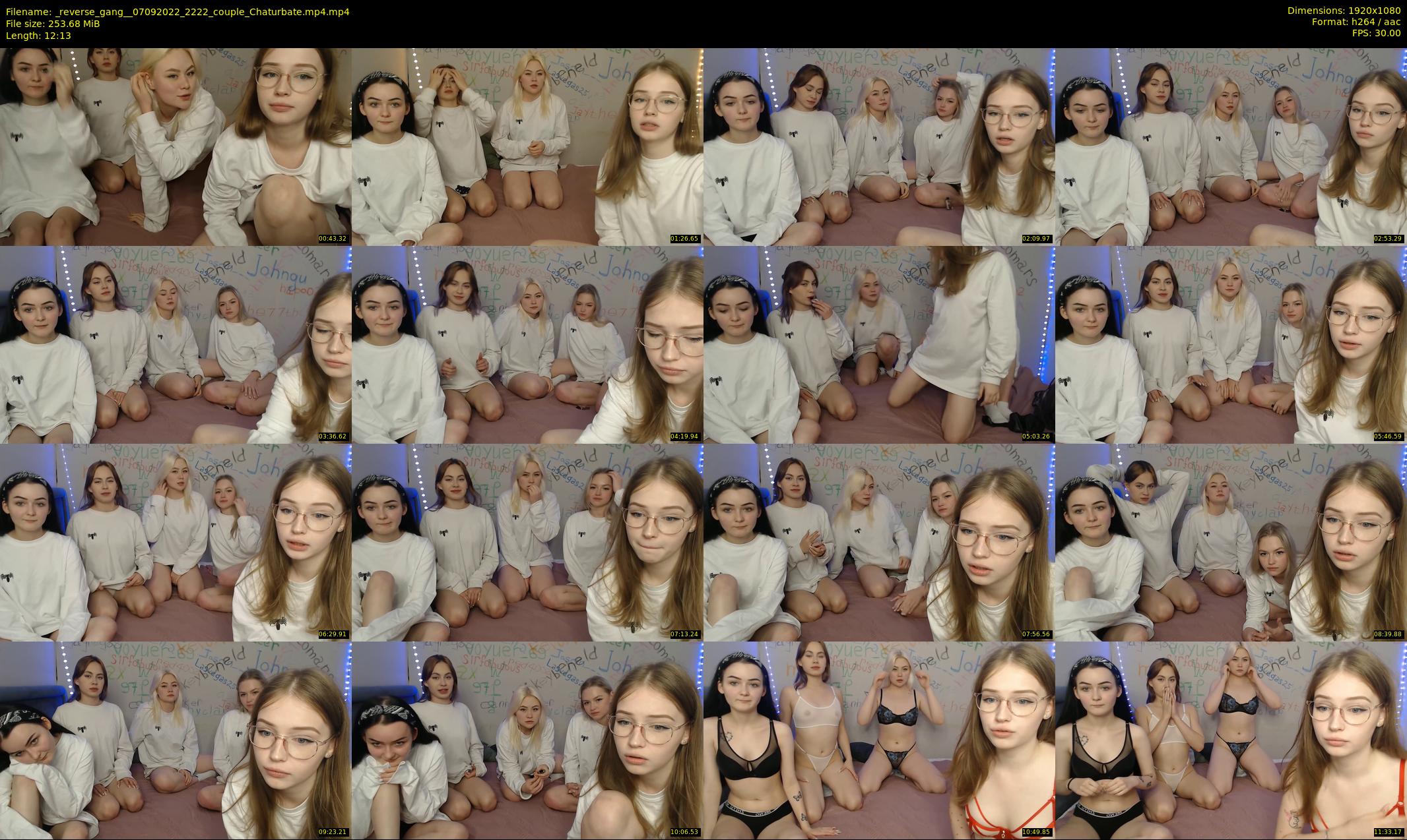 _reverse_gang_ — 13 minute Chaturbate couple cam show recording, 1080p, Sep 7, 2022