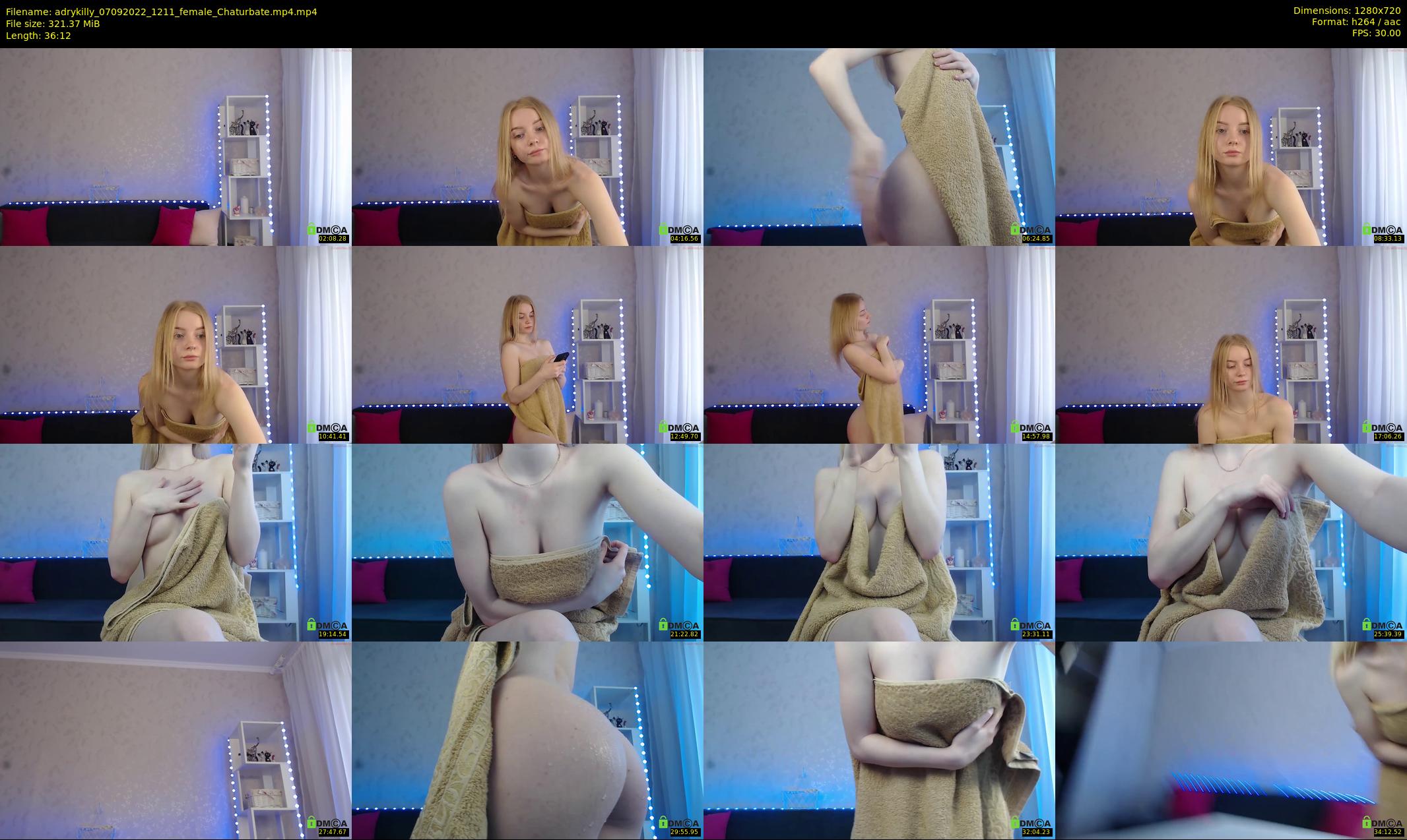 adrykilly — 37 minute Chaturbate female cam show recording, 720p, Sep 7, 2022