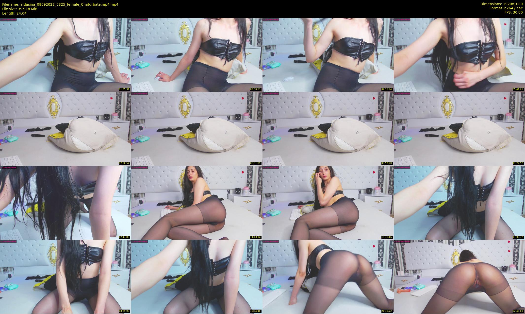 aidasina — 25 minute Chaturbate female cam show recording, 1080p, Sep 8, 2022