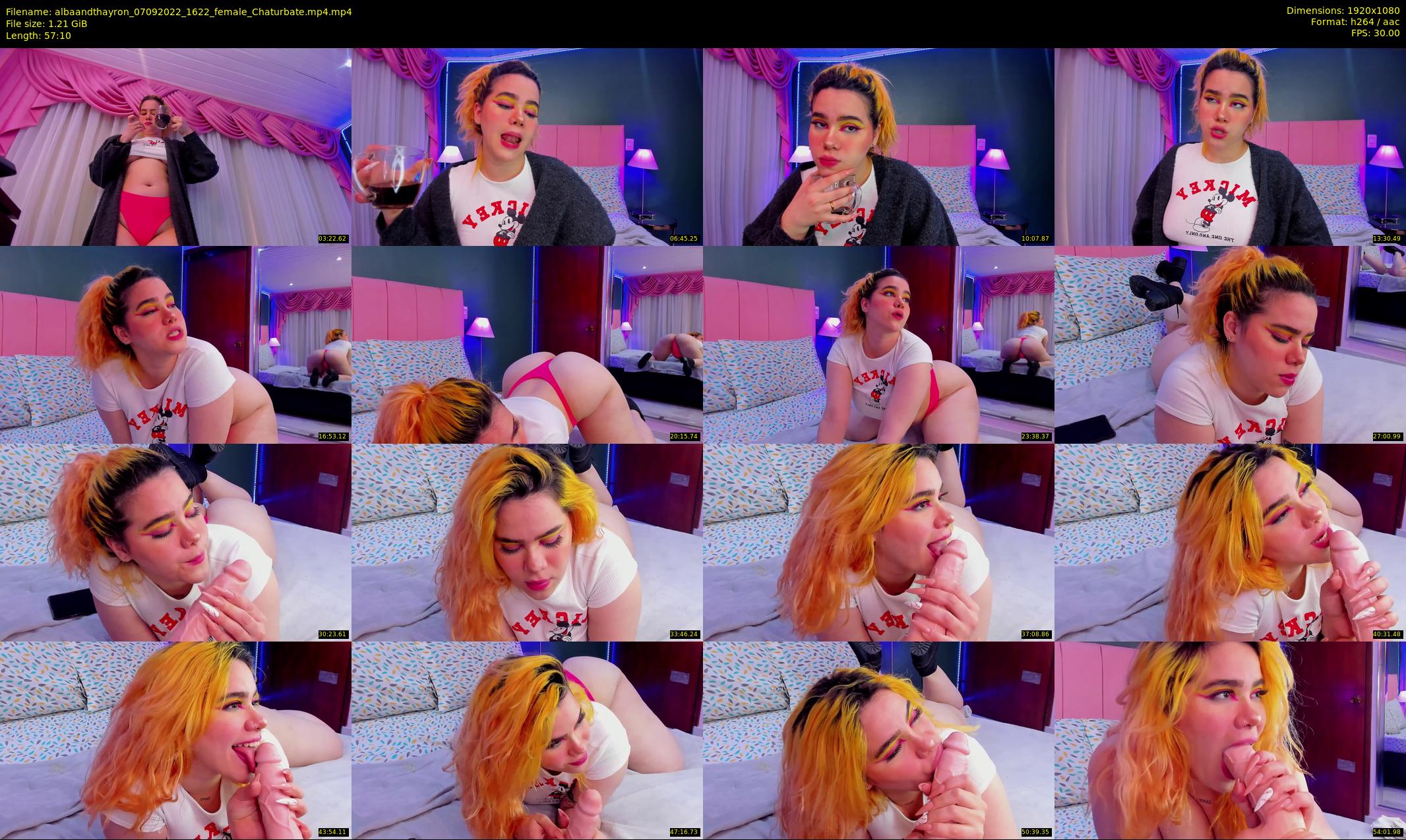 albaandthayron — 58 minute Chaturbate couple cam show recording, 1080p, Sep 7, 2022