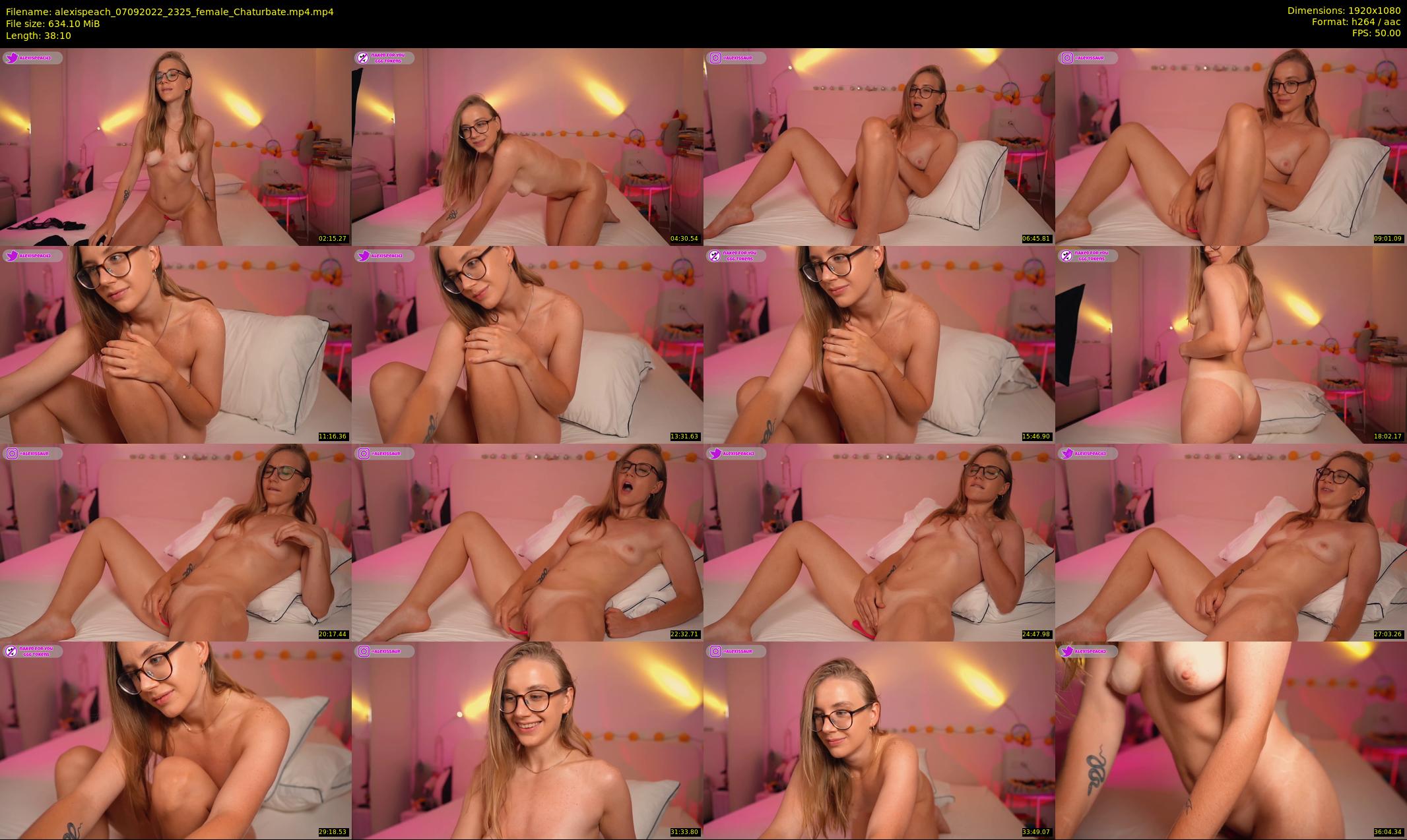 alexispeach — 39 minute Chaturbate female cam show recording, 1080p, Sep 7, 2022