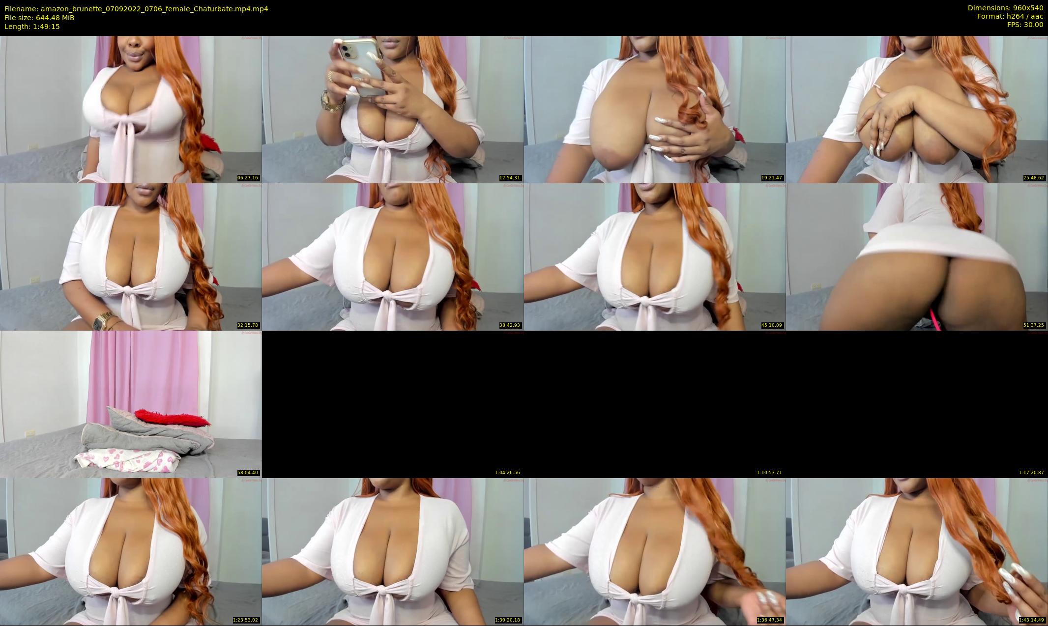 amazon_brunette — 110 minute Chaturbate female cam show recording, 480p, Sep 7, 2022