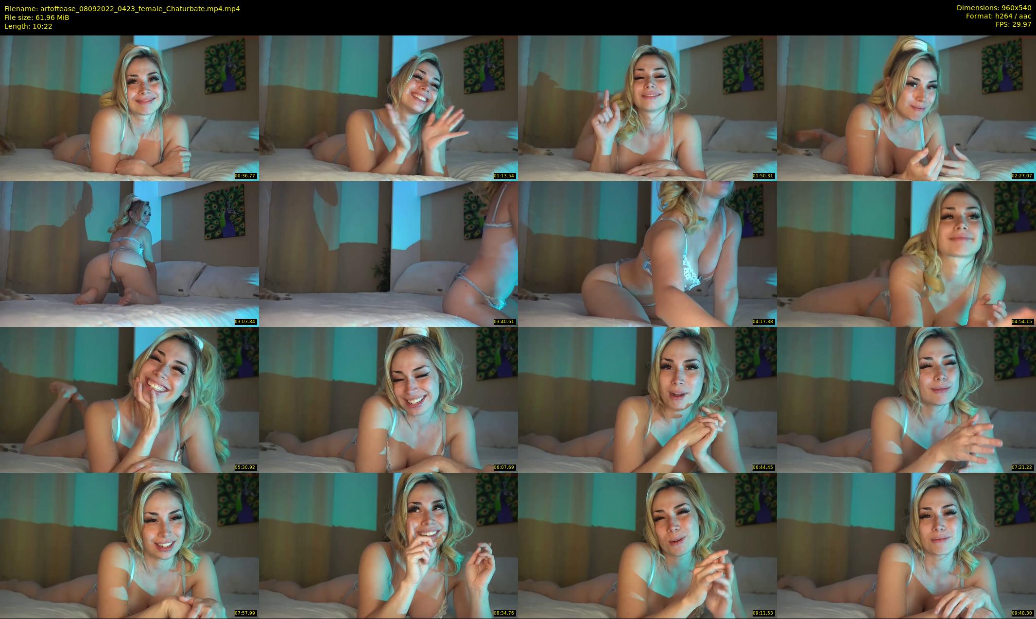artoftease — 11 minute Chaturbate female cam show recording, 480p, Sep 8, 2022