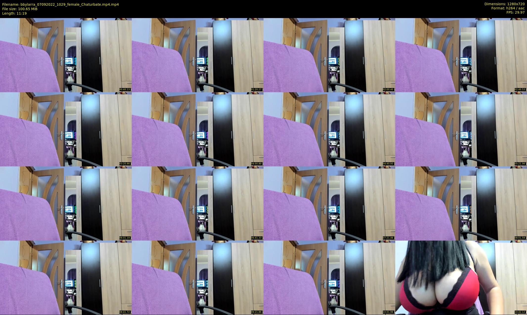 bbylarra — 12 minute Chaturbate couple cam show recording, 720p, Sep 7, 2022