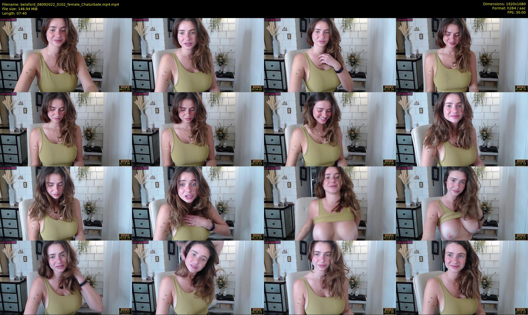belaford — 8 minute Chaturbate female cam show recording, 1080p, Sep 8, 2022