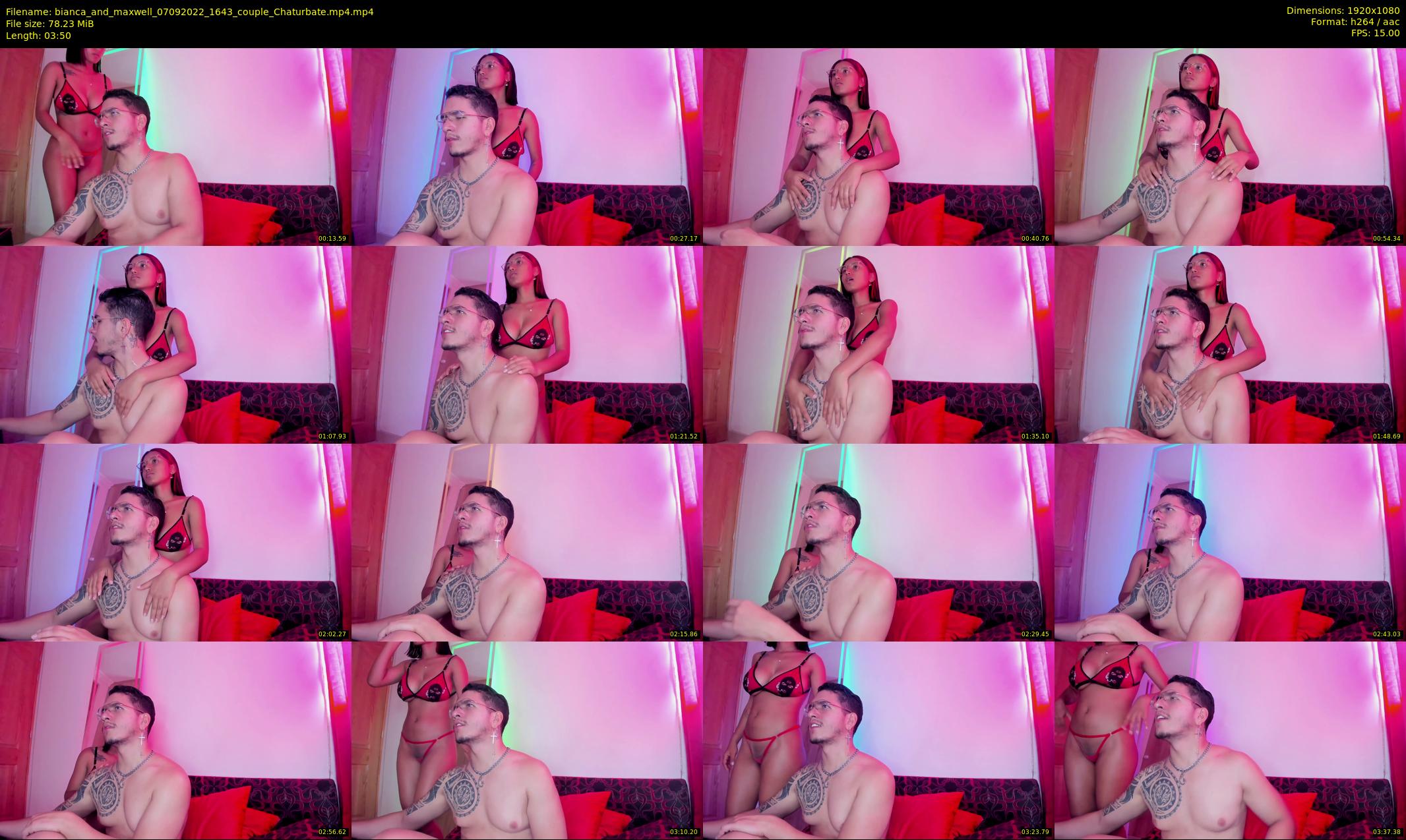 bianca_and_maxwell — 4 minute Chaturbate couple cam show recording, 1080p, Sep 7, 2022