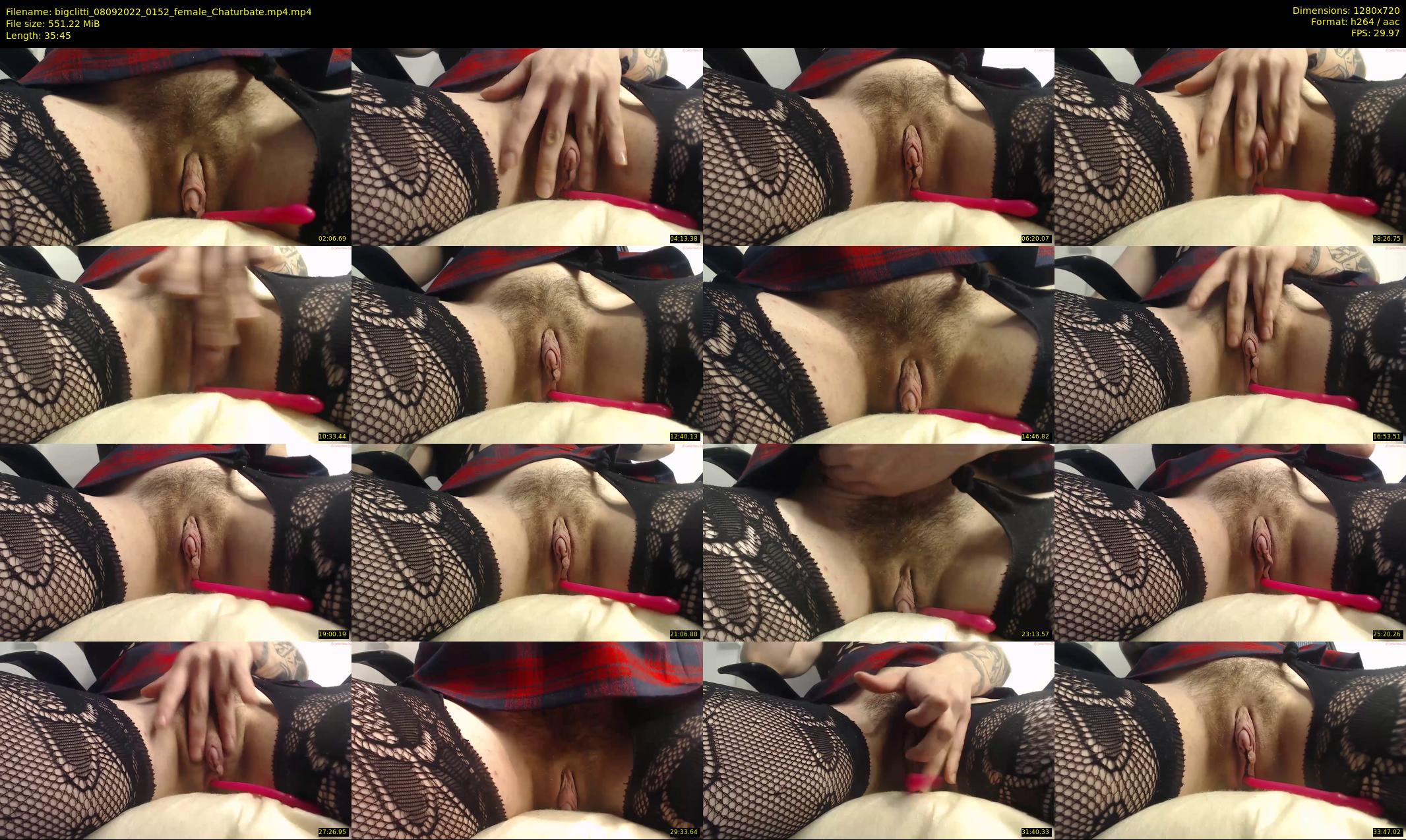 bigclitti — 36 minute Chaturbate female cam show recording, 720p, Sep 8, 2022