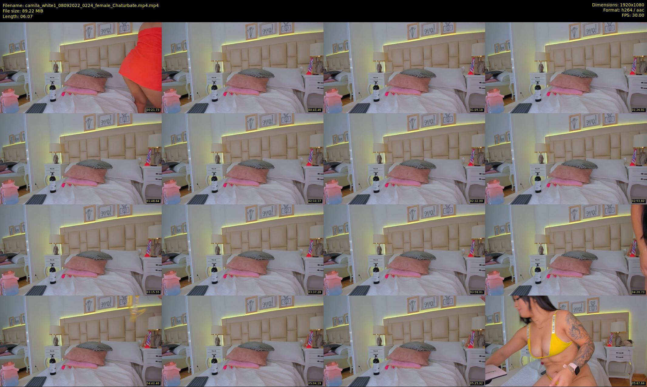 camila_white1 — 7 minute Chaturbate female cam show recording, 1080p, Sep 8, 2022