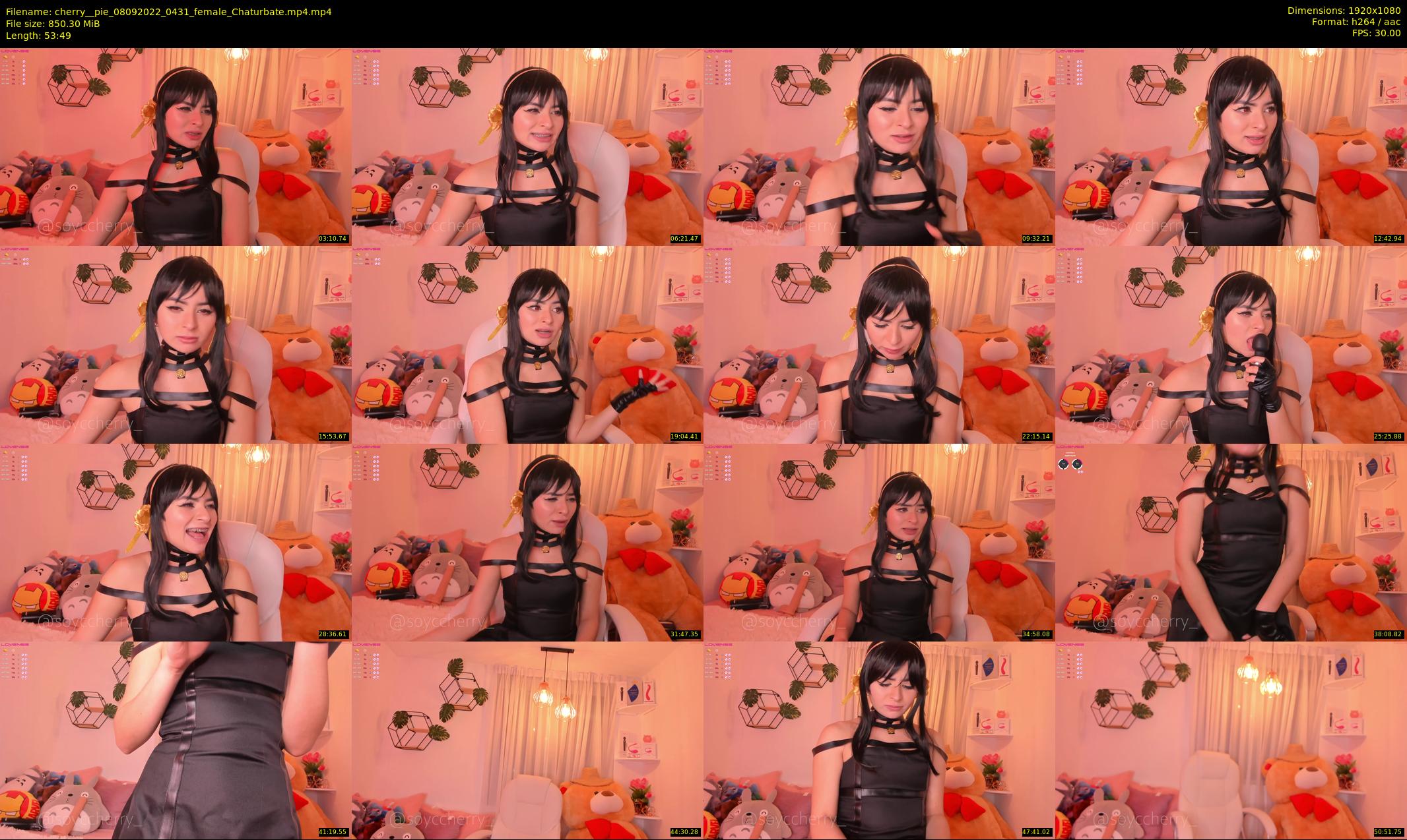 cherry__pie — 54 minute Chaturbate female cam show recording, 1080p, Sep 8, 2022