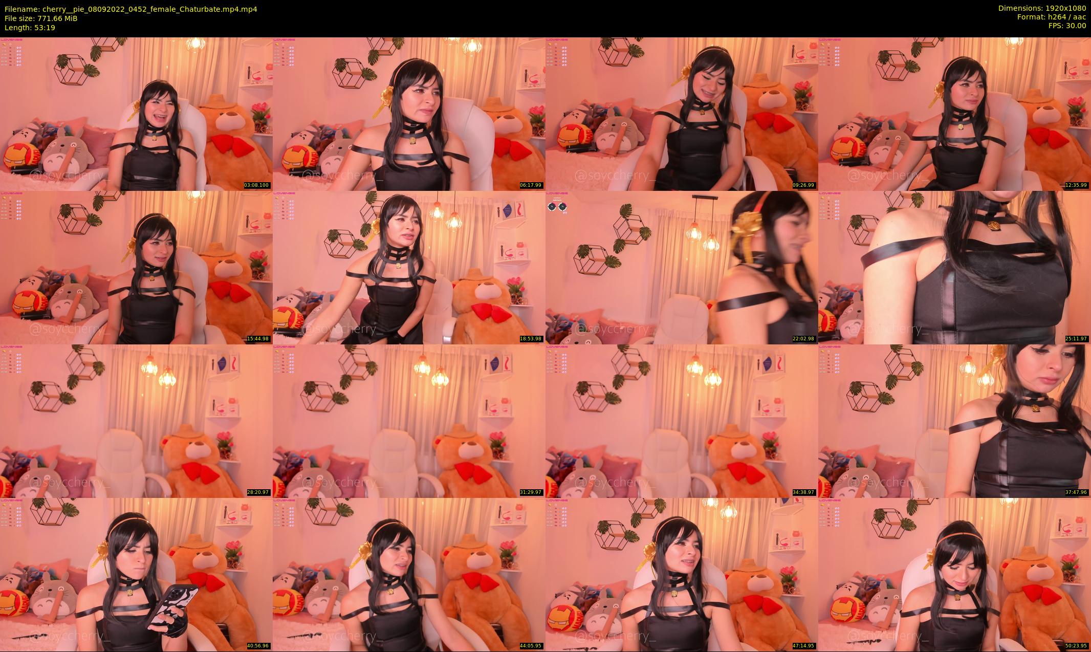 cherry__pie — 54 minute Chaturbate female cam show recording, 1080p, Sep 8, 2022