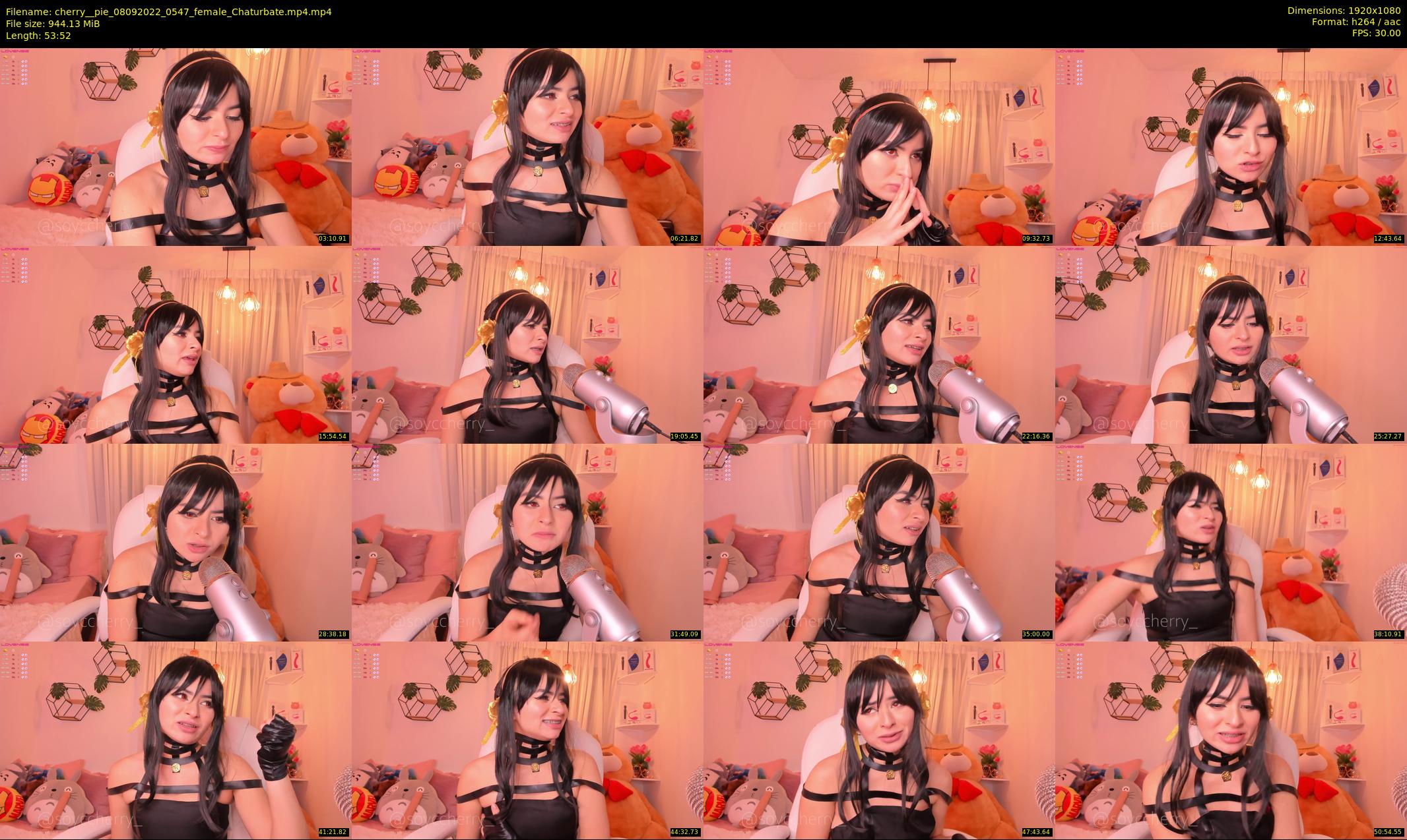 cherry__pie — 54 minute Chaturbate female cam show recording, 1080p, Sep 8, 2022