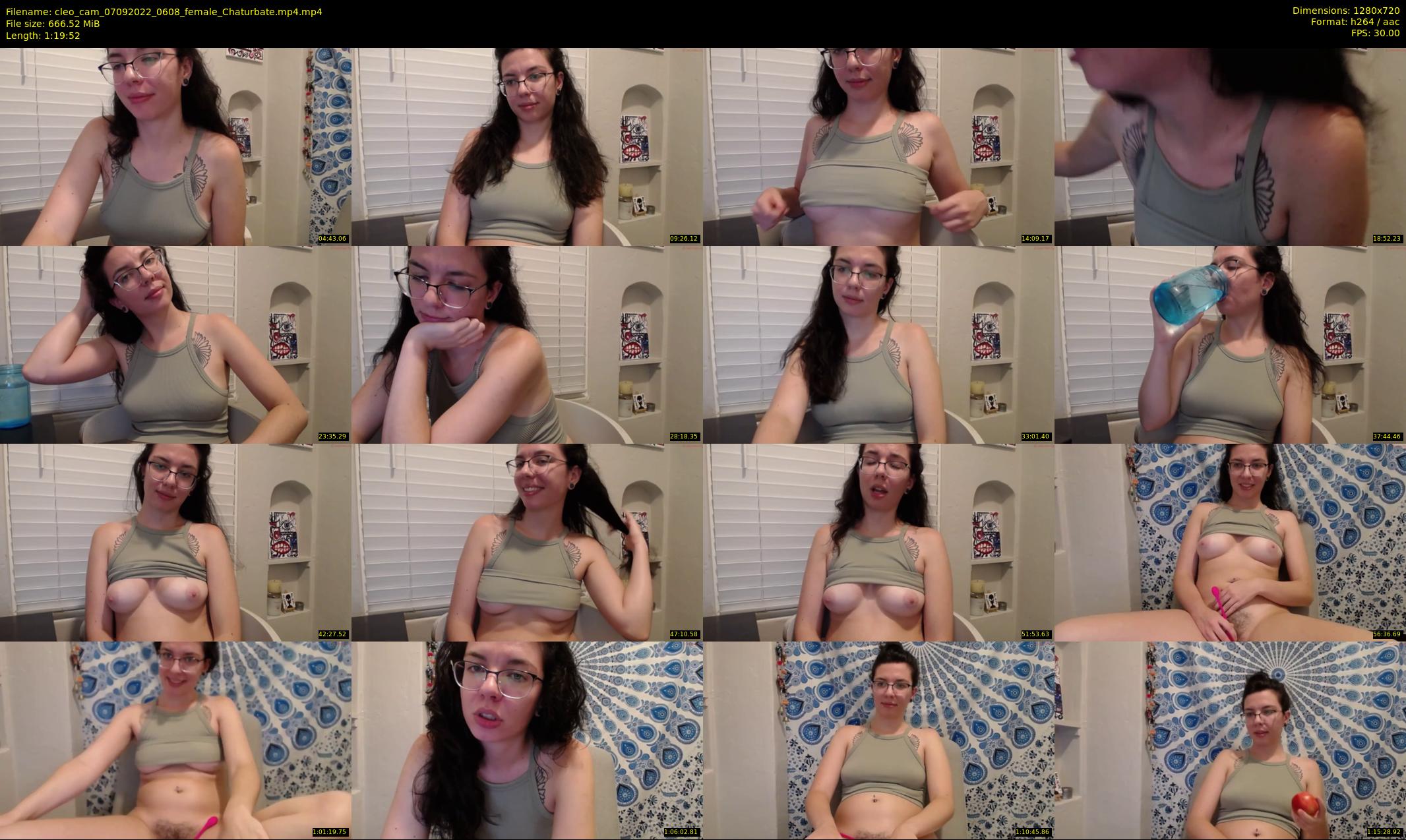 cleo_cam — 80 minute Chaturbate female cam show recording, 720p, Sep 7, 2022