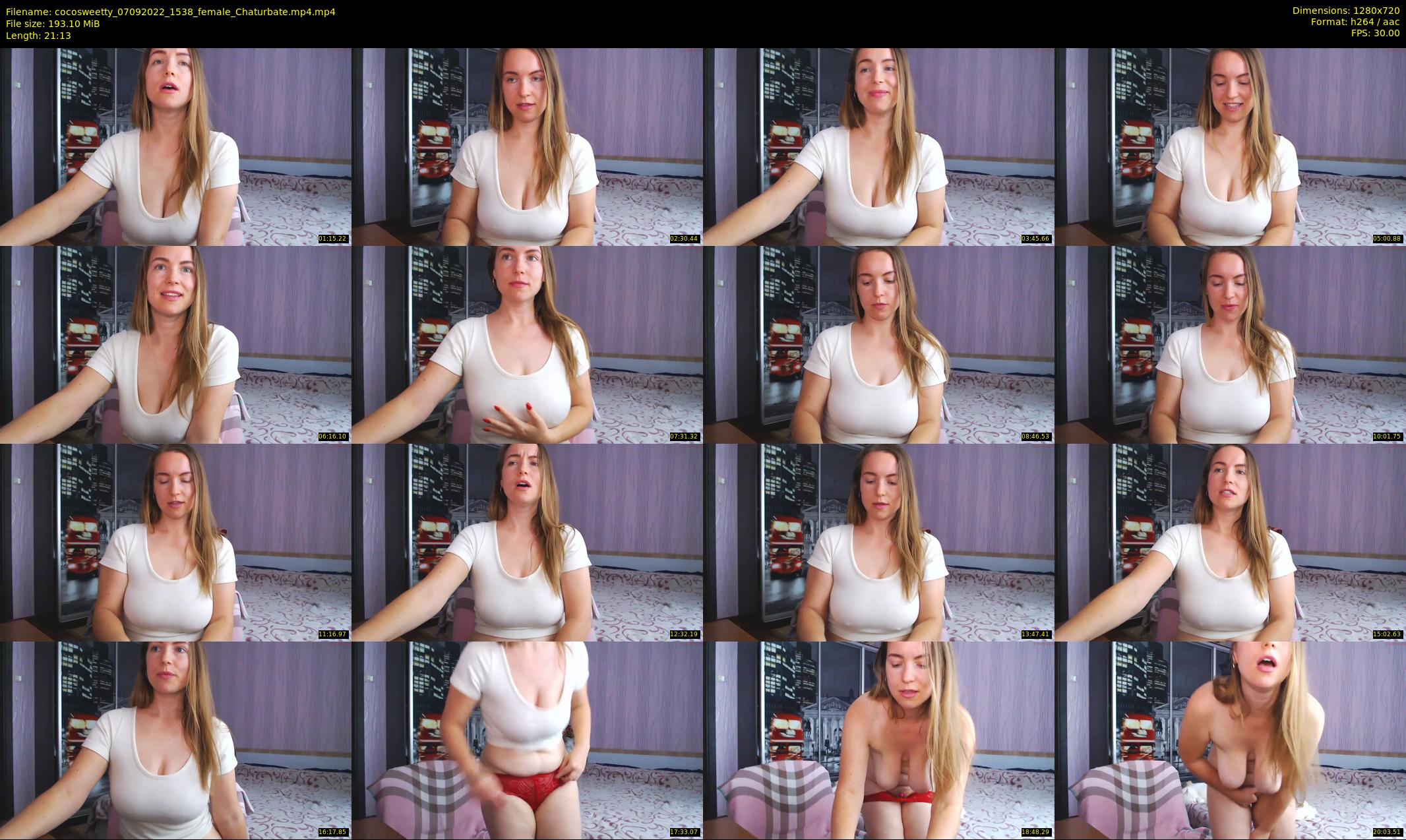 cocosweetty — 22 minute Chaturbate female cam show recording, 720p, Sep 7, 2022