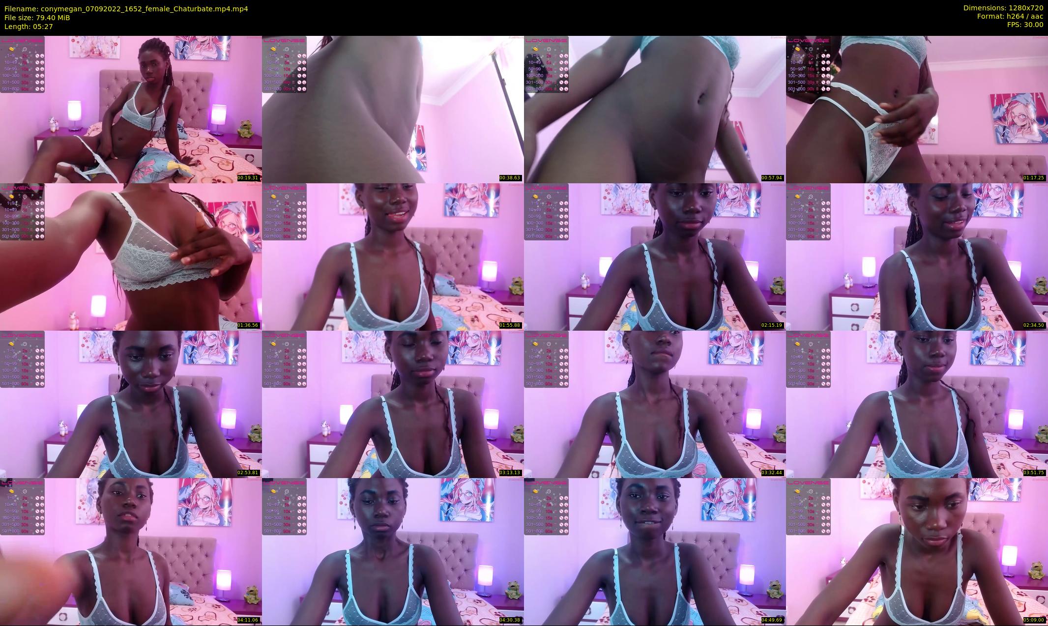 conymegan — 6 minute Chaturbate female cam show recording, 720p, Sep 7, 2022
