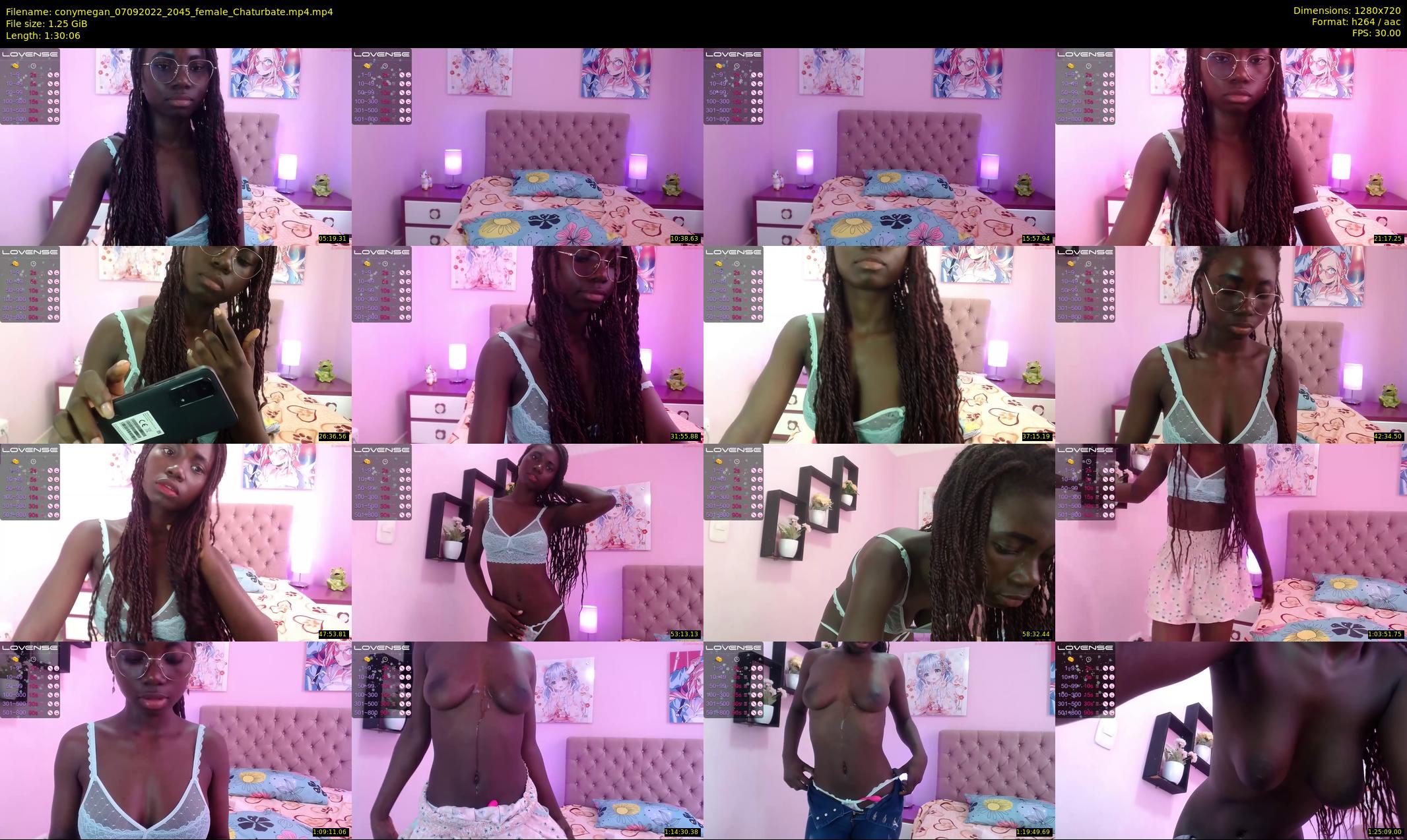 conymegan — 91 minute Chaturbate female cam show recording, 720p, Sep 7, 2022