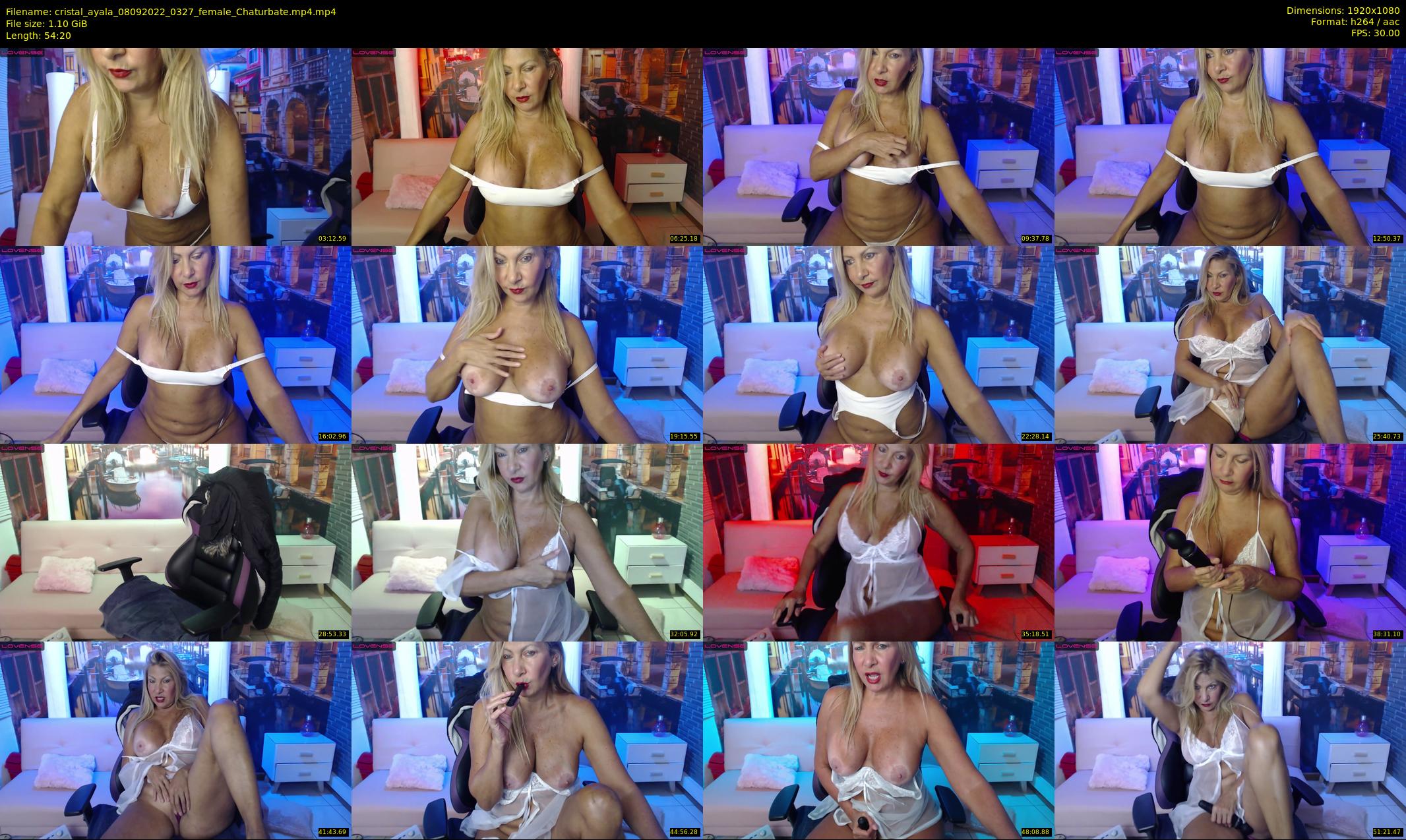 cristal_ayala — 55 minute Chaturbate female cam show recording, 1080p, Sep 8, 2022