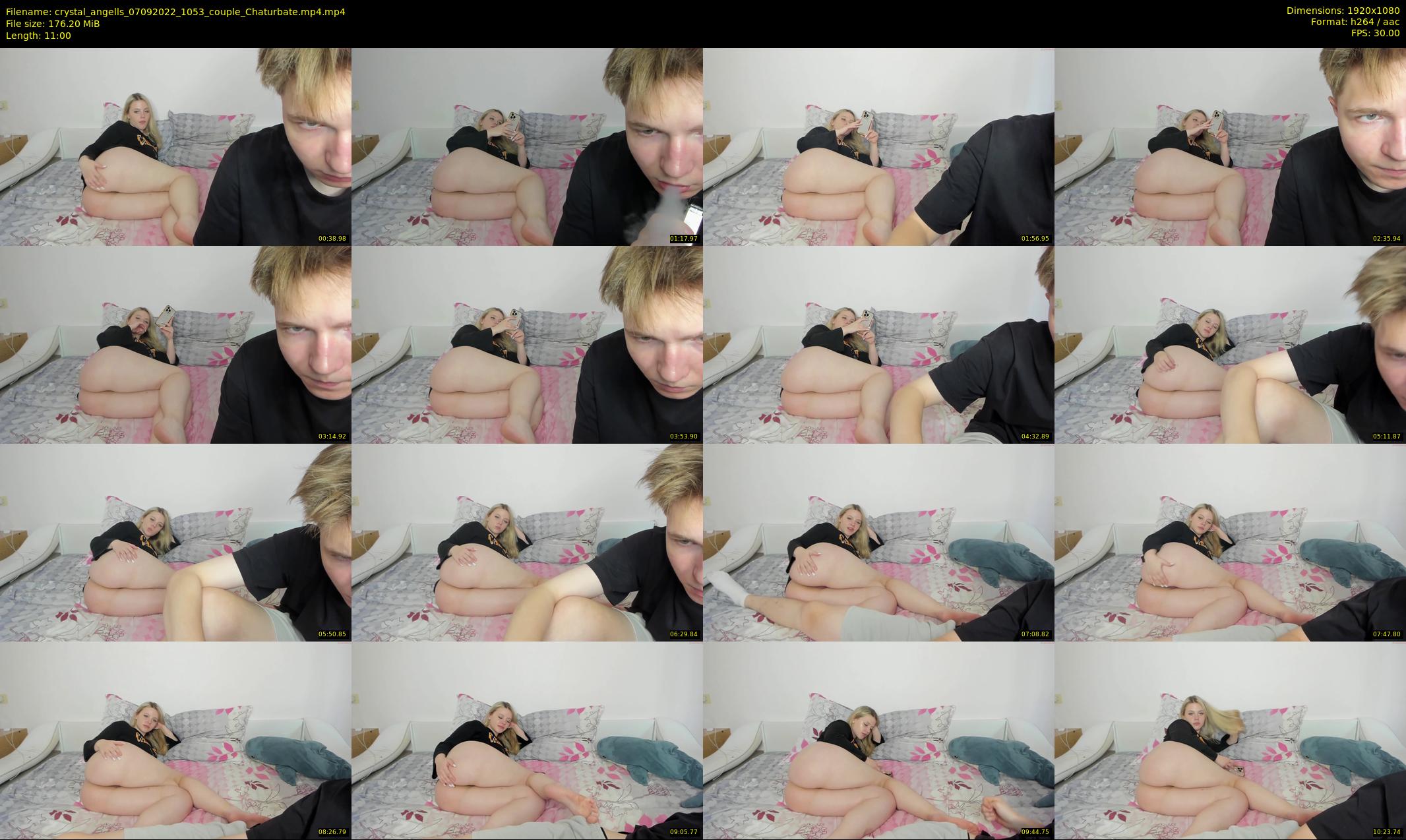 crystal_angells — 11 minute Chaturbate couple cam show recording, 1080p, Sep 7, 2022