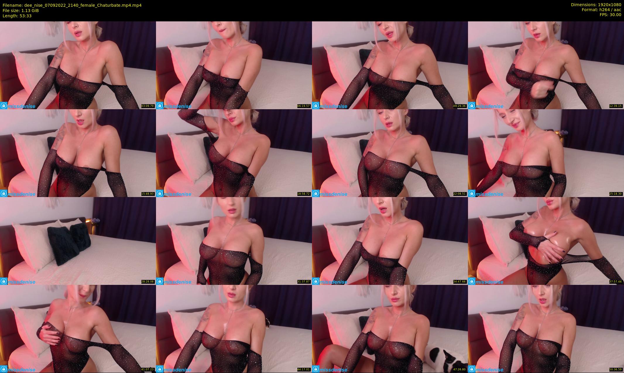 dee_nise — 54 minute Chaturbate female cam show recording, 1080p, Sep 7, 2022