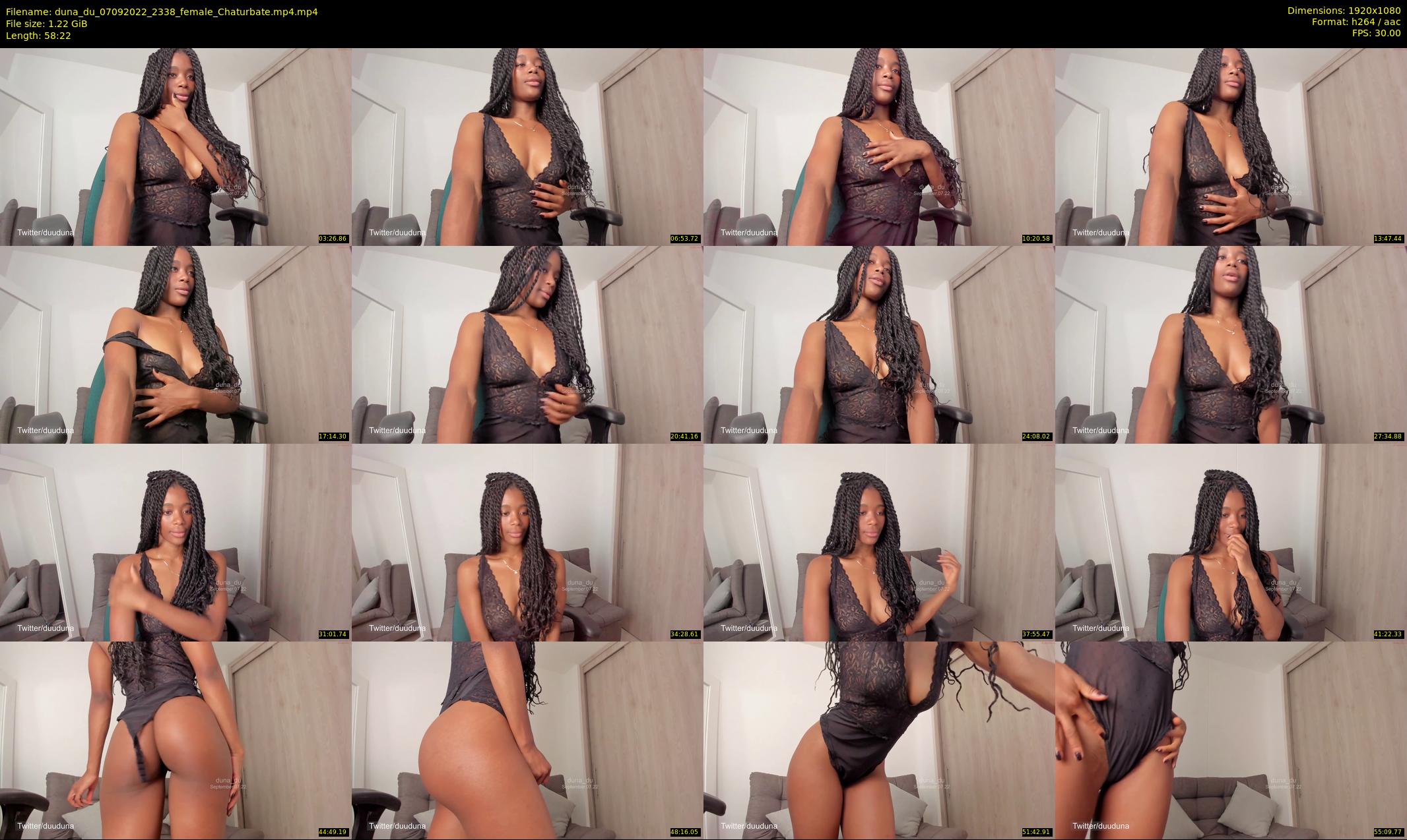 duna_du — 59 minute Chaturbate female cam show recording, 1080p, Sep 7, 2022