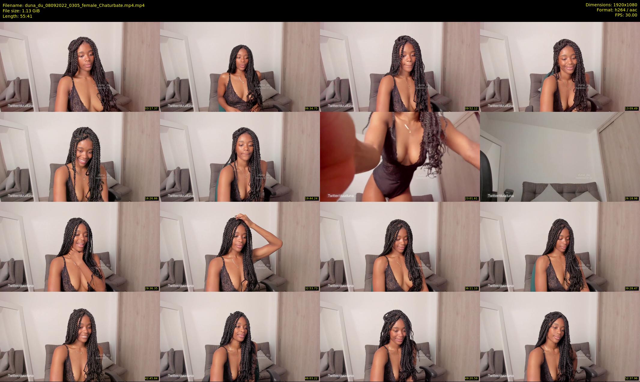 duna_du — 56 minute Chaturbate female cam show recording, 1080p, Sep 8, 2022